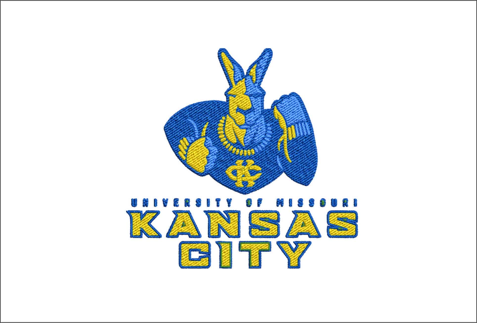 UMKC Kangaroos logo embroidery design -UMKC Kangaroos logo embroidery machine pattern embroidery file - instant download