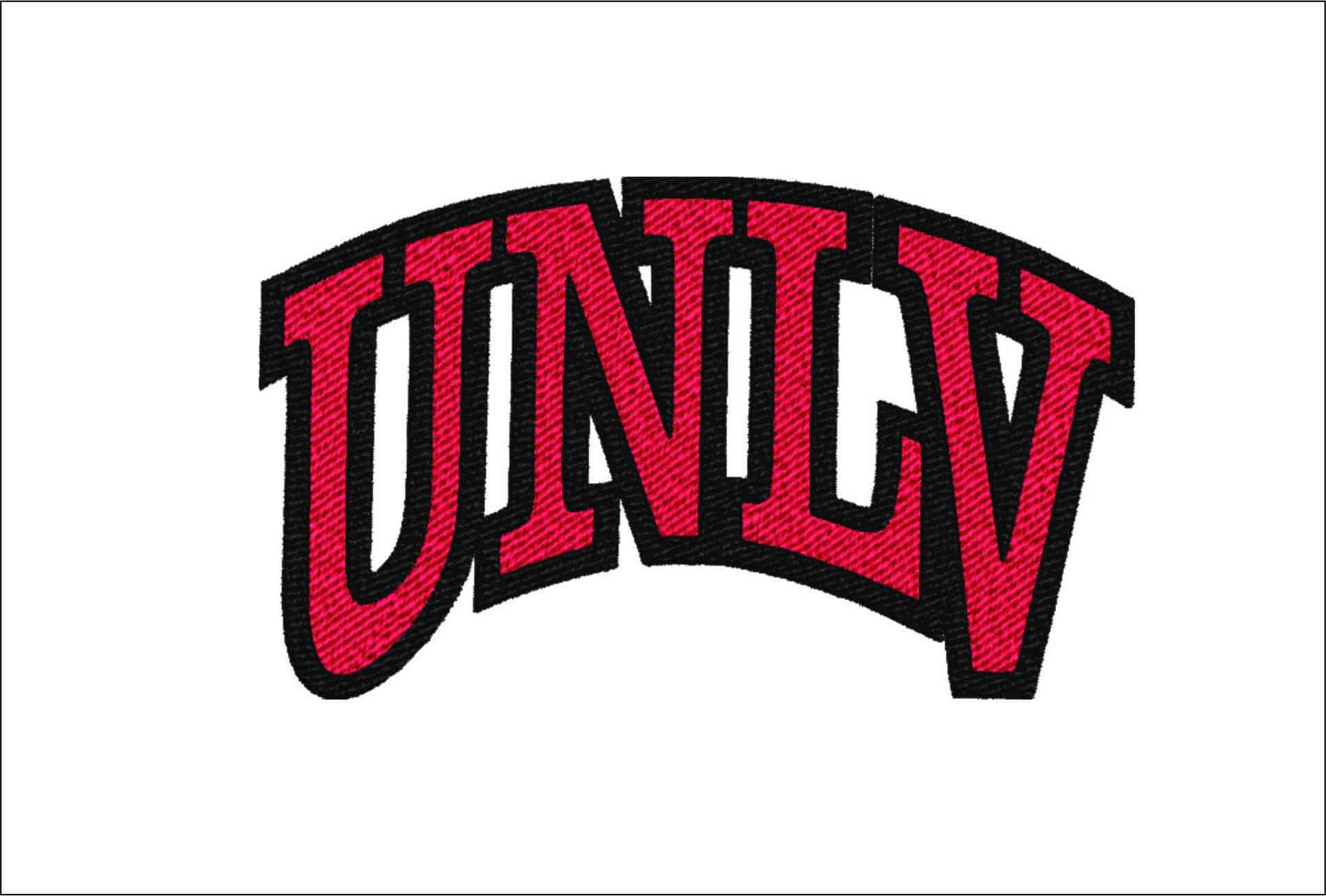 UNLV logo embroidery design -UNLV logo embroidery machine pattern embroidery file - instant download
