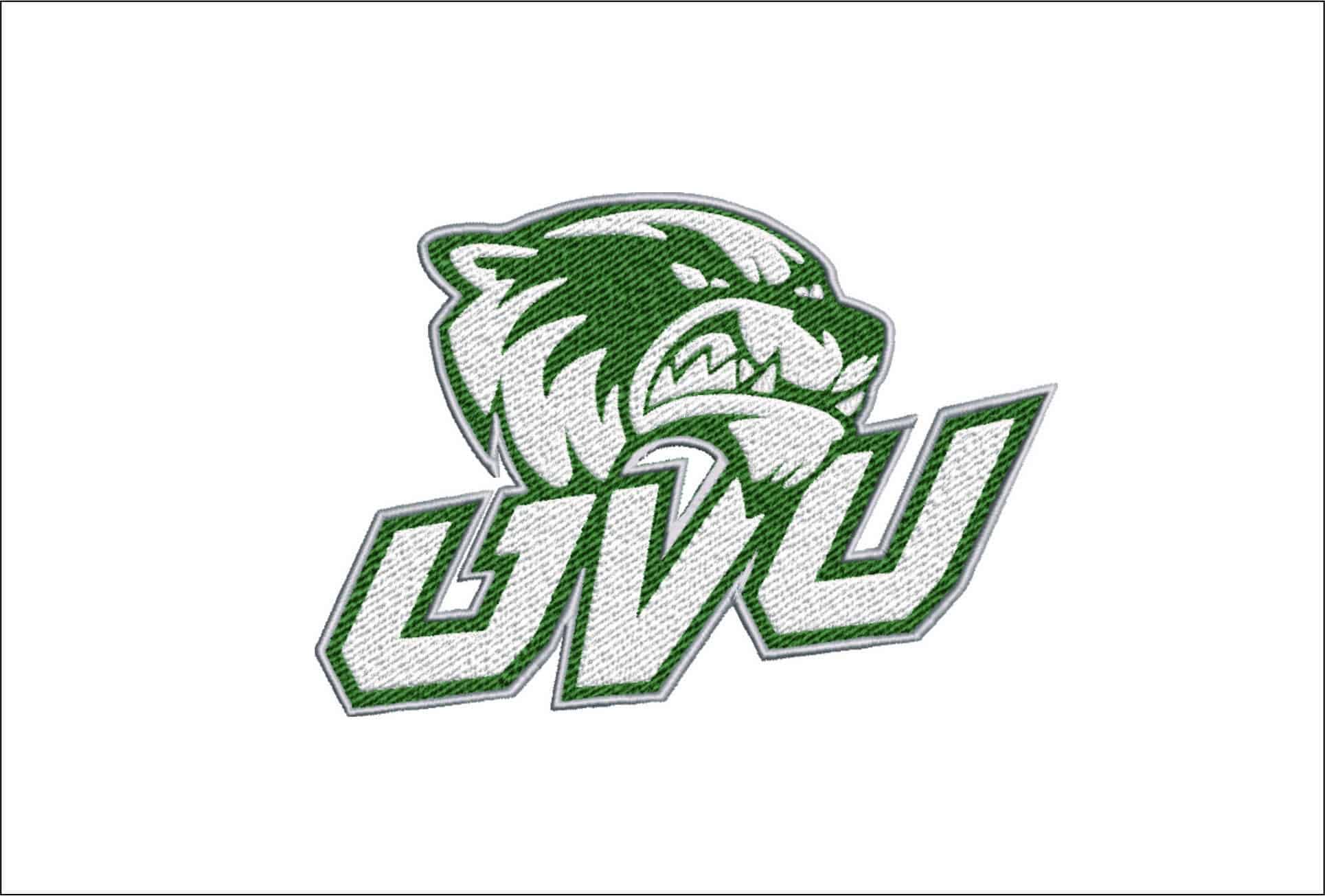 Utah Valley Wolverines logo embroidery design - Utah Valley University -UCCU Center Stadium logo embroidery machine pattern embroidery file - instant download