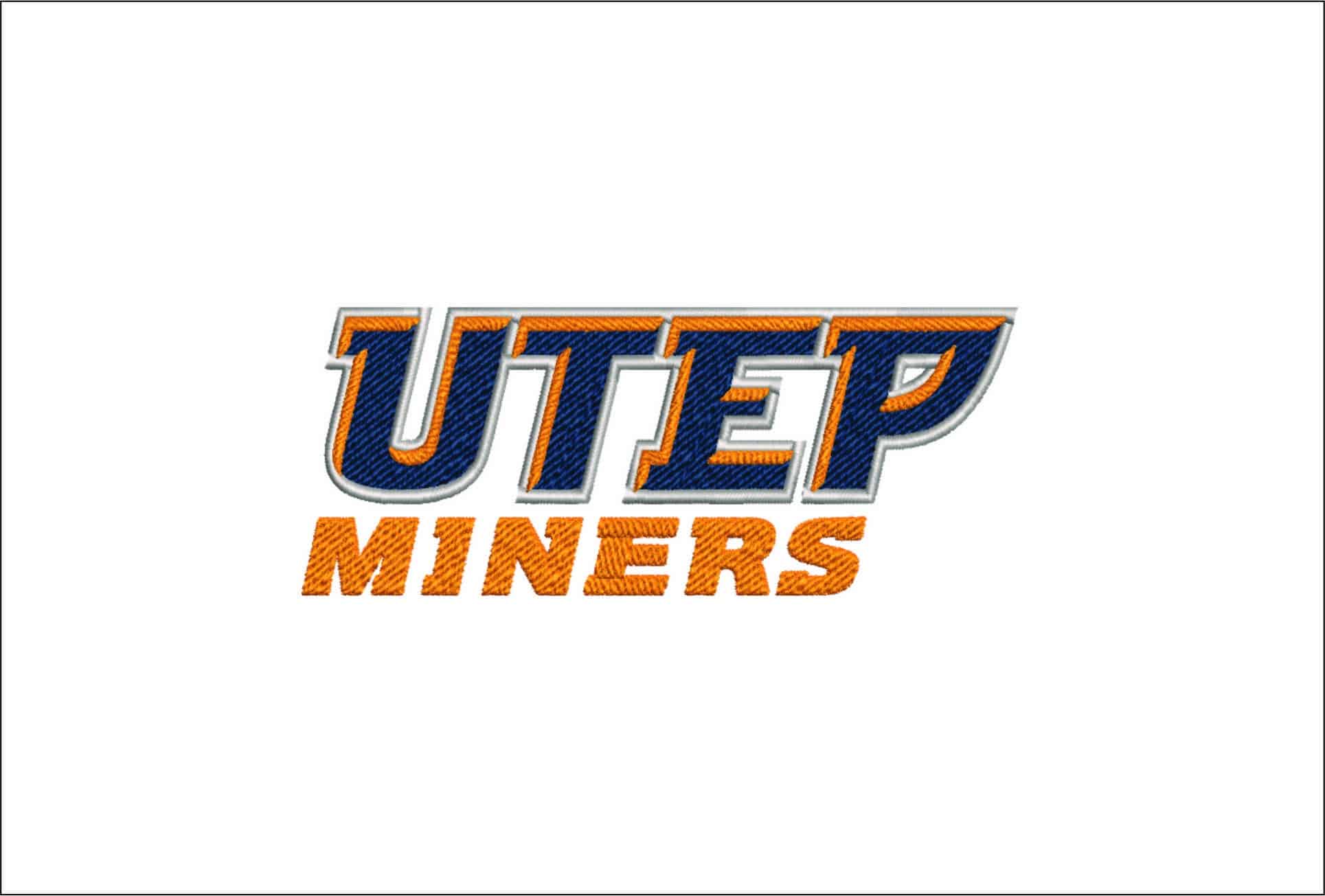 University Of Texas at El Paso logo embroidery design -University of Texas El Paso-Sun Bowl Stadium logo embroidery machine pattern embroidery file - instant download