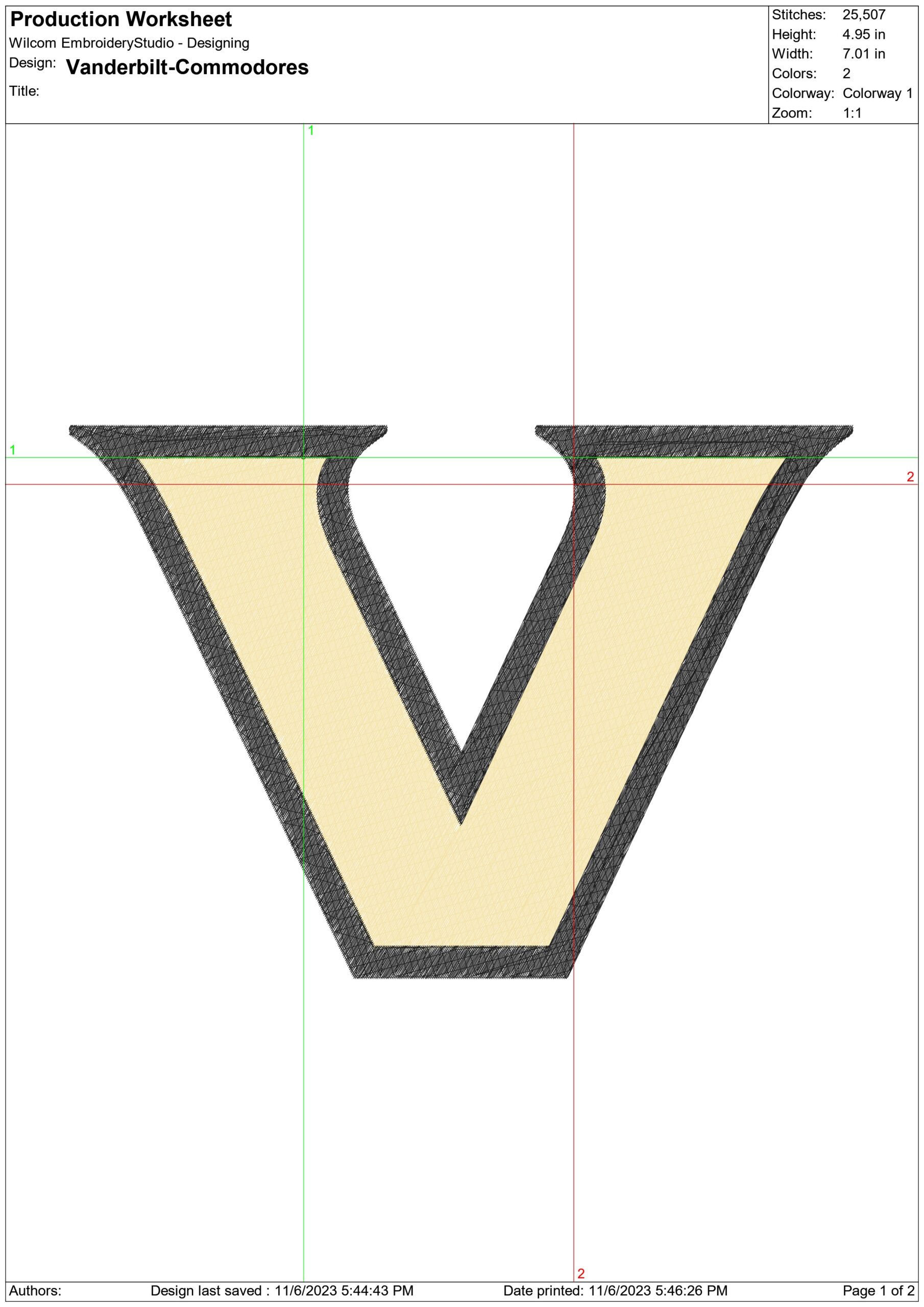 Vanderbilt Commodores logo embroidery design - First Bank Stadium- Logo  embroidery machine pattern embroidery file - instant download — view 2