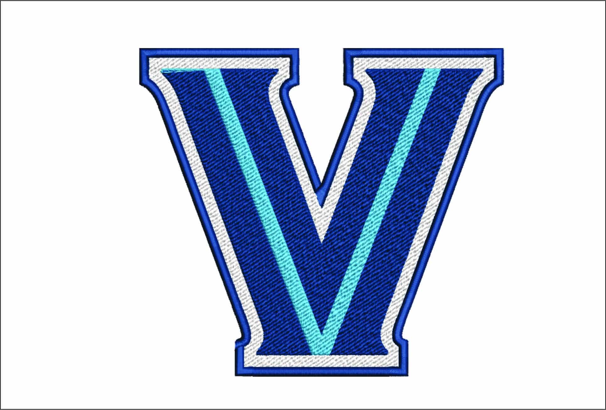Villanova Wildcats logo embroidery design - Villanova Stadium- Logo  embroidery machine pattern embroidery file - instant download