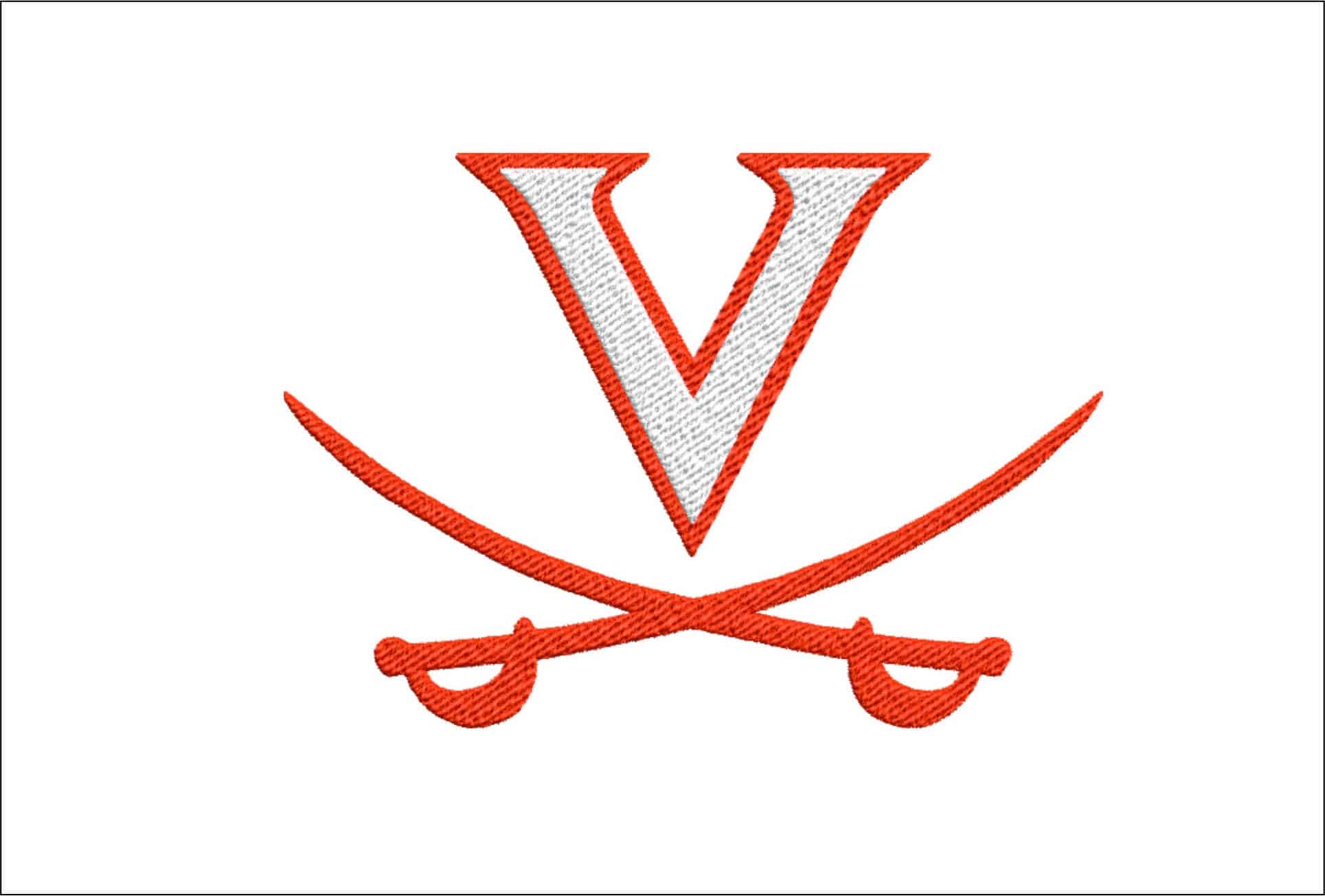 Virginia Cavaliers logo 1994 embroidery design - Scott Stadium- Logo  embroidery machine pattern embroidery file - instant download