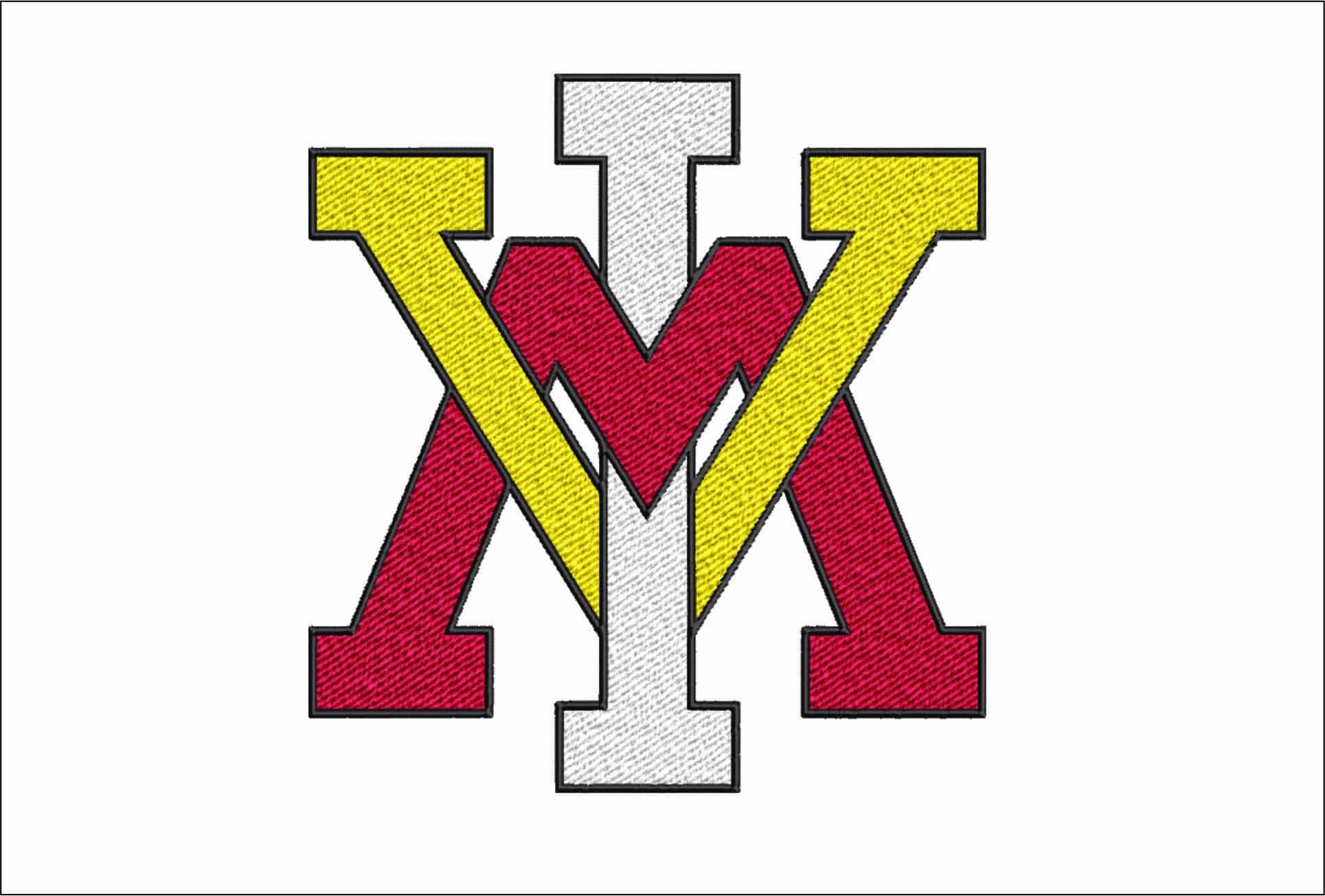 VMI Keydets logo  embroidery design - Foster Stadium - Logo  embroidery machine pattern embroidery file - instant download