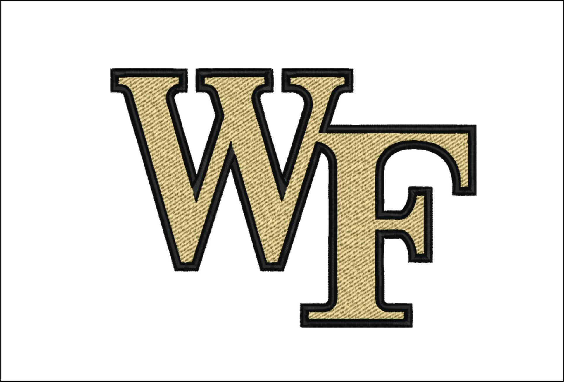 Wake Forest Demon logo embroidery design - Allegacy Federal Credit Union Stadium - Logo  embroidery machine pattern embroidery file - instant download