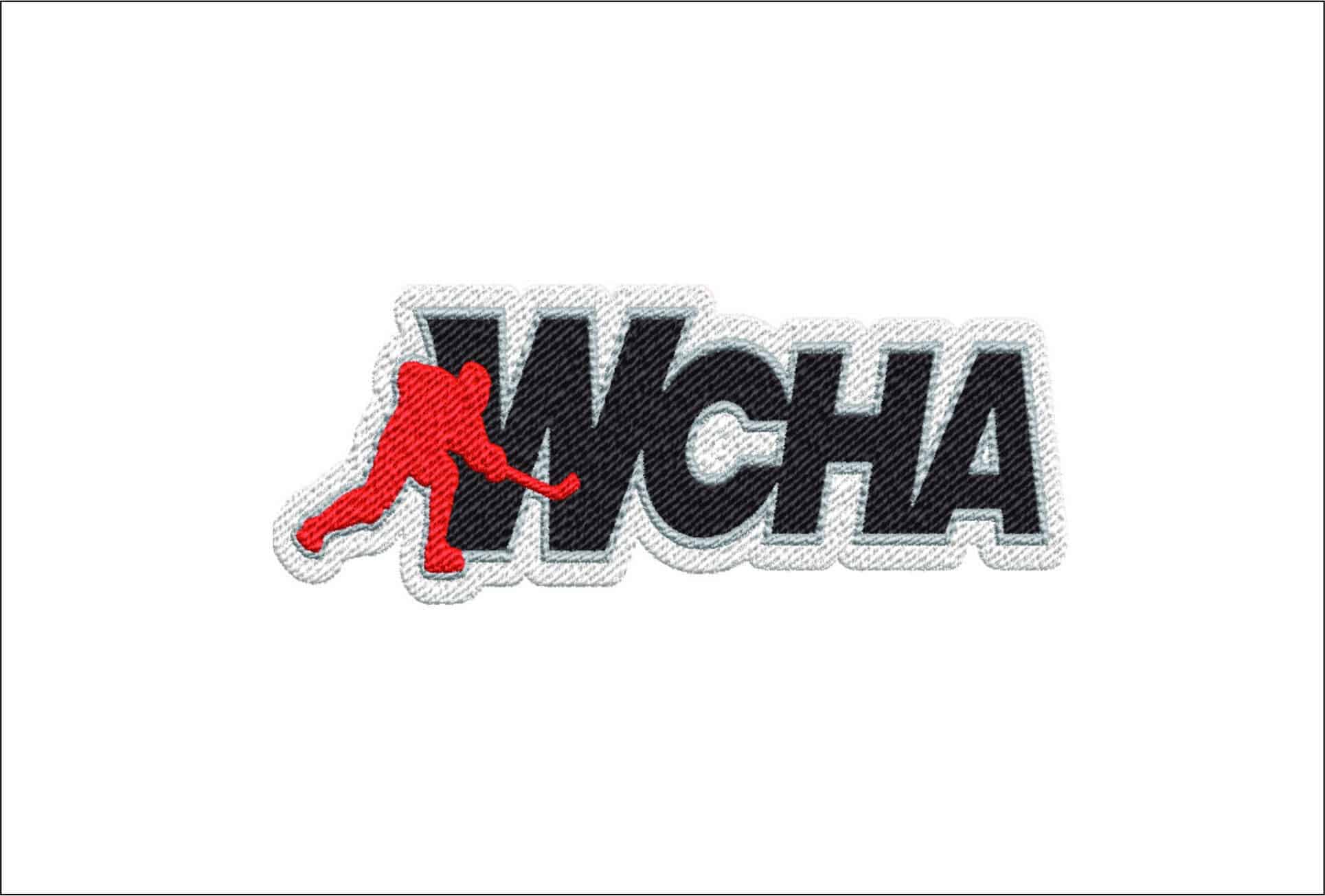 Western Collegiate Hockey Association logo embroidery design - Bloomington Minnesota  Stadium - Logo  embroidery machine pattern embroidery file - instant download