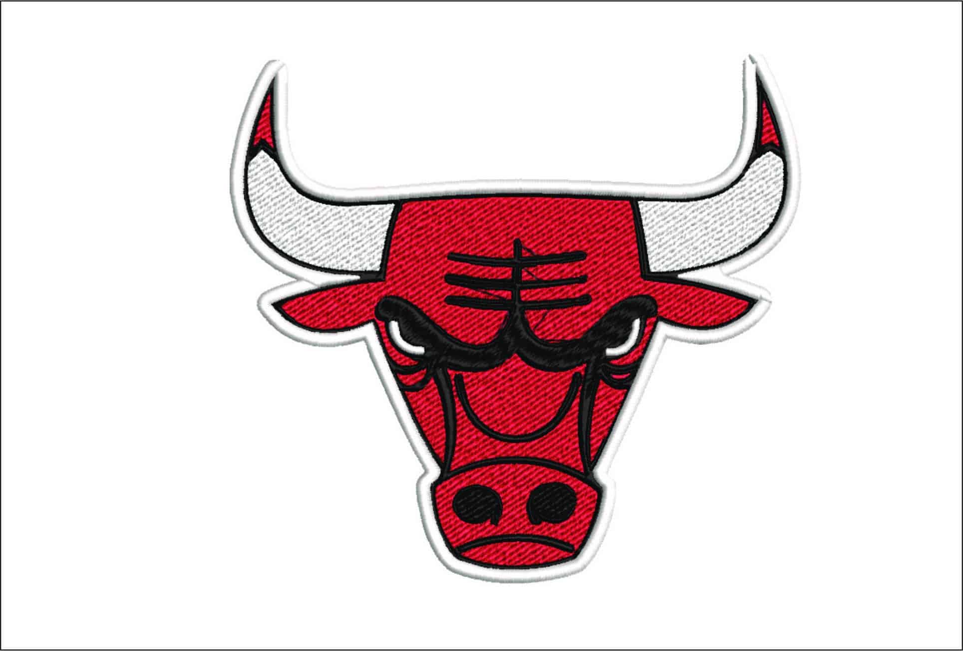 Chicago Bulls NBA Logo embroidery design - United Center Arena- embroidery machine pattern embroidery file - instant download