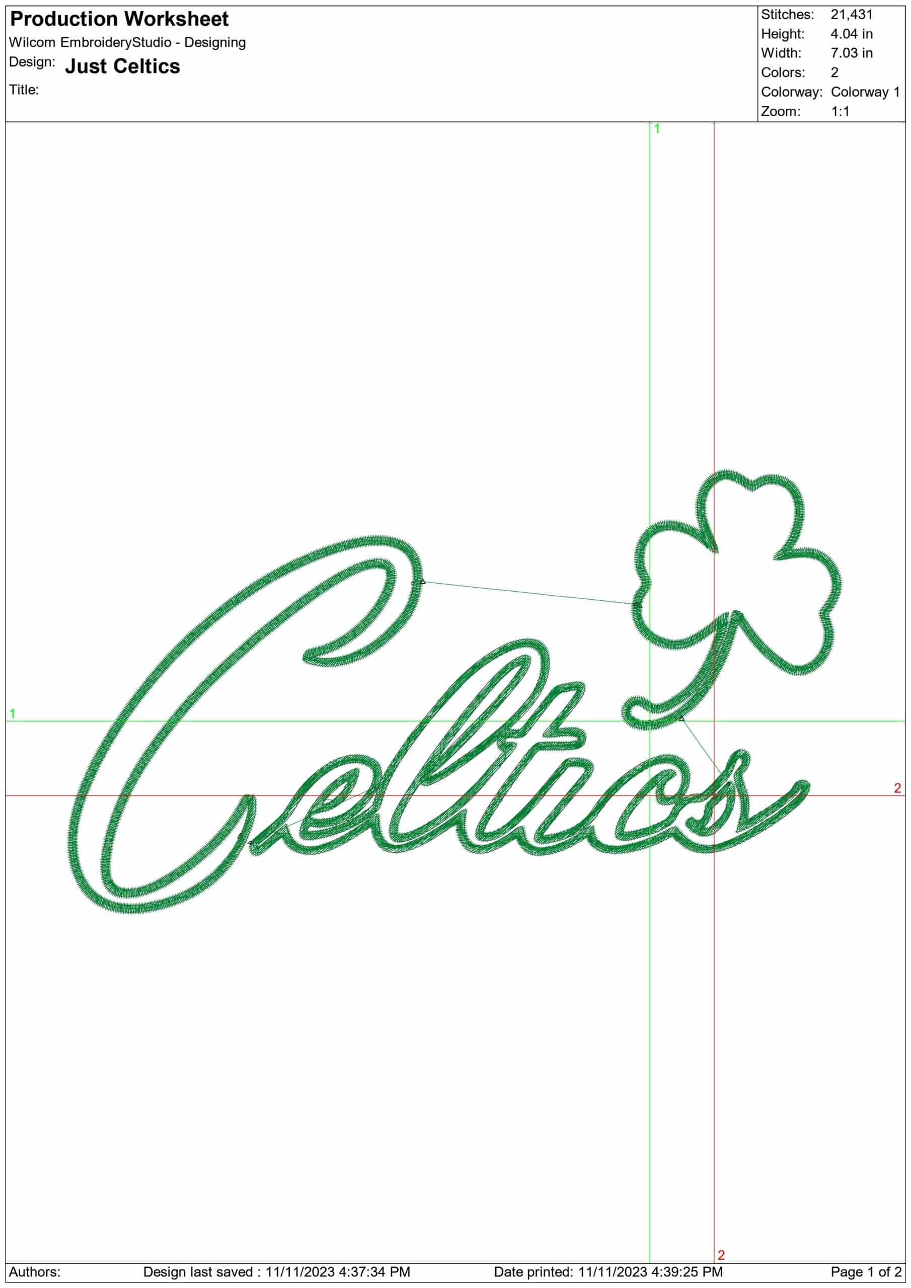 Just Celtics Full Man Green NBA Logo  embroidery design - TD Garden Arena- embroidery  machine pattern embroidery file - instant download — view 2