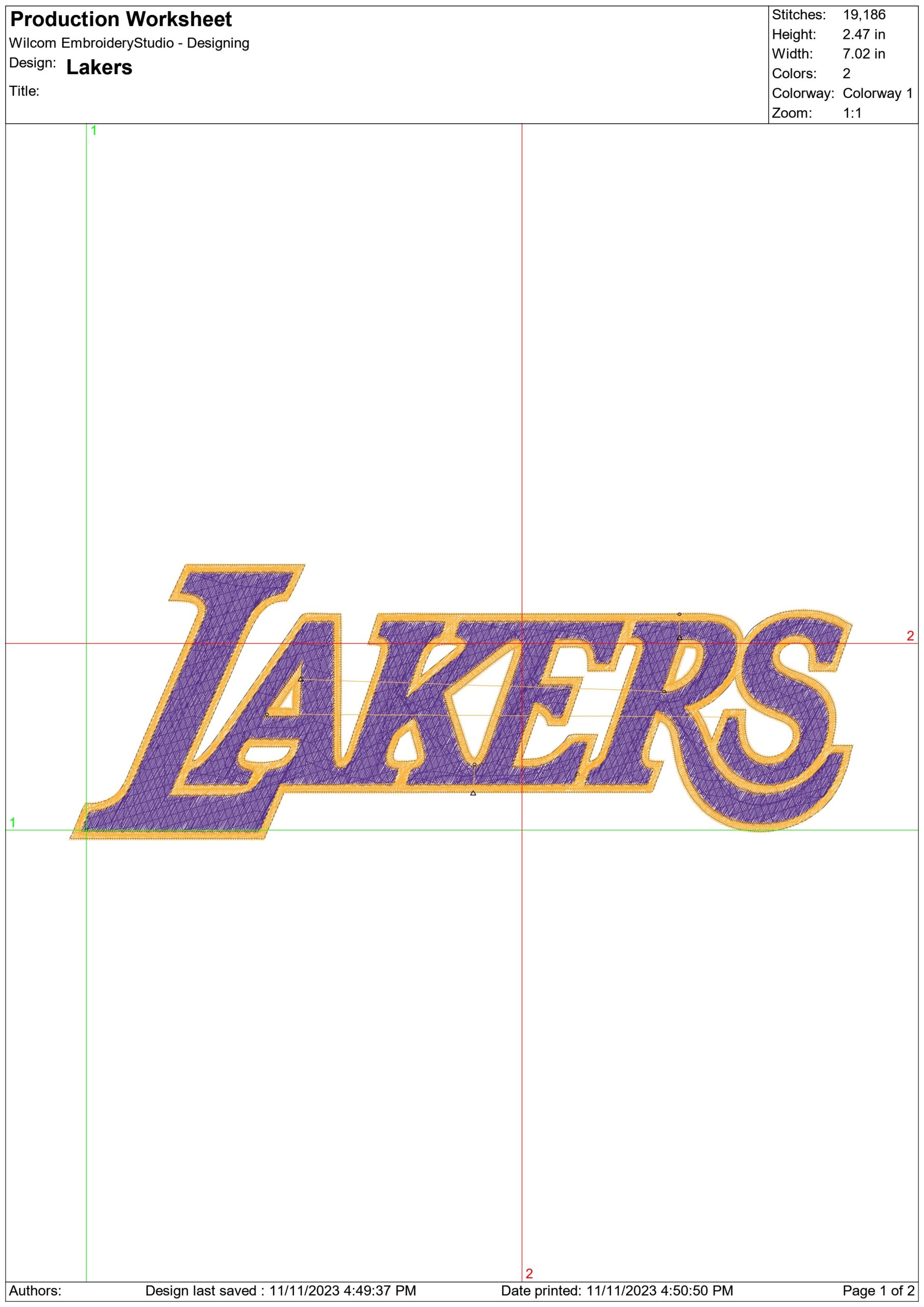 Just Lakers NBA Logo  embroidery design - Crypto com  Arena- embroidery  machine pattern embroidery file - instant download — view 2