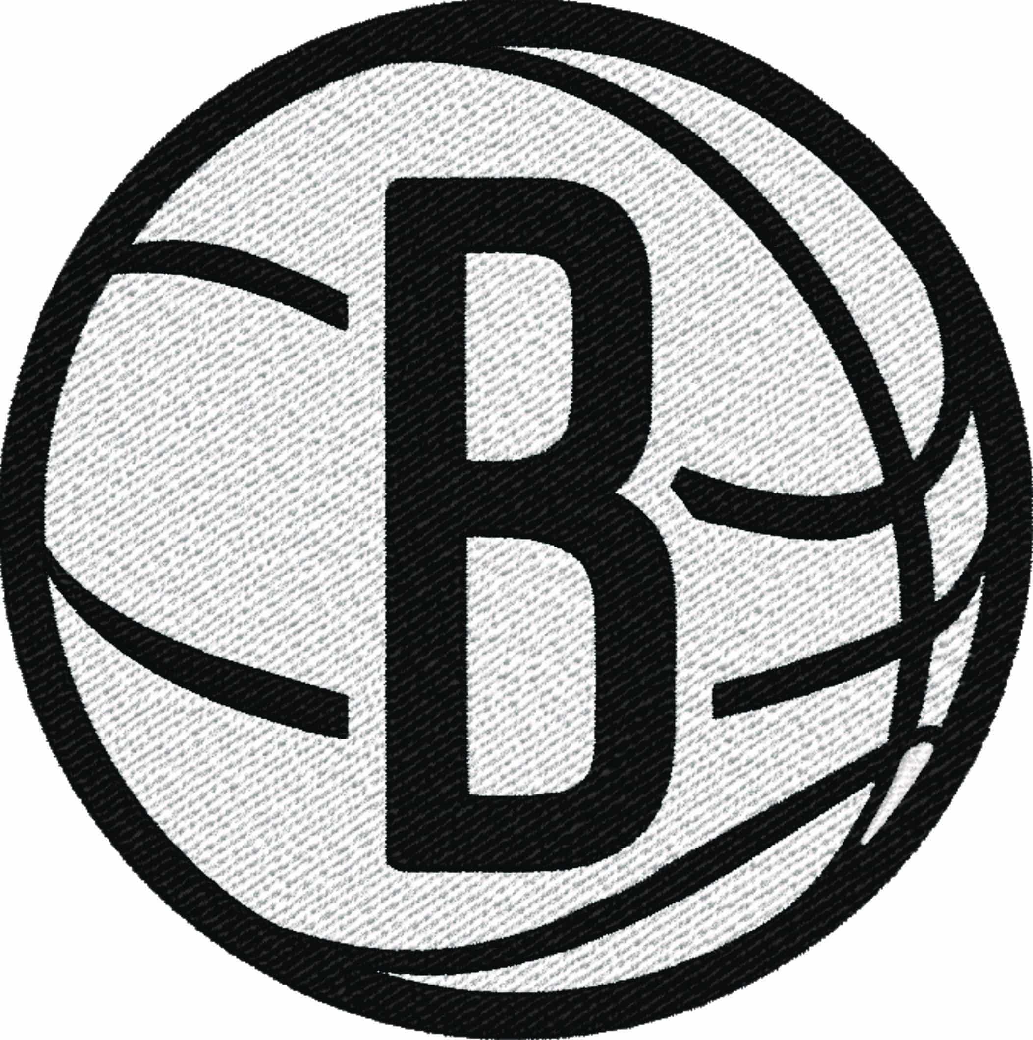 Brooklyn Basketball NBA Logo  embroidery design - Barclays Center Arena- embroidery  machine pattern embroidery file - instant download — view 2