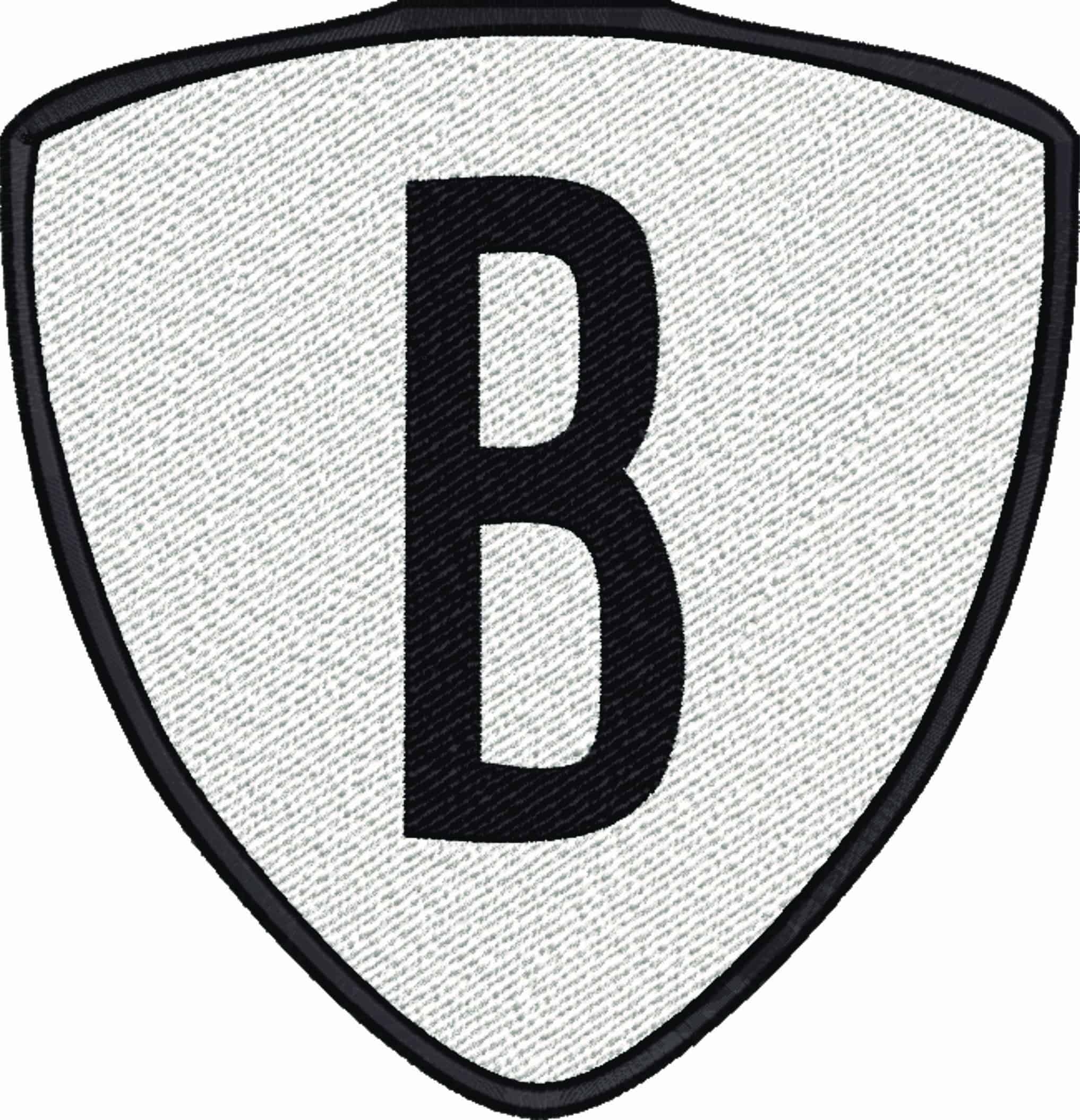 Brooklyn Nets B NBA Logo  embroidery design - Barclays Center Arena- embroidery  machine pattern embroidery file - instant download — view 4