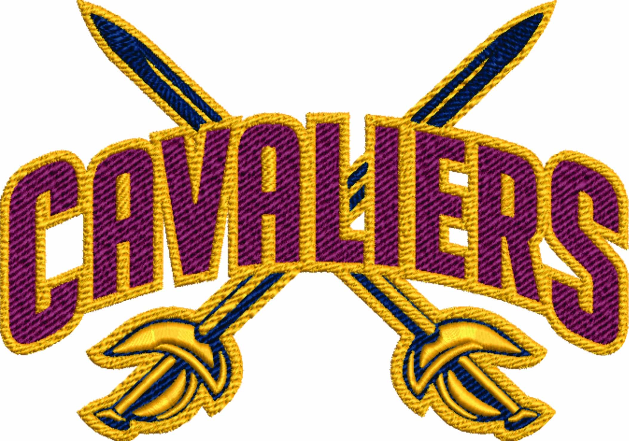 Cleveland Cavaliers Alternative NBA Logo  embroidery design - Rocket Mortgage Field House Arena- embroidery  machine pattern embroidery file - instant download — view 2