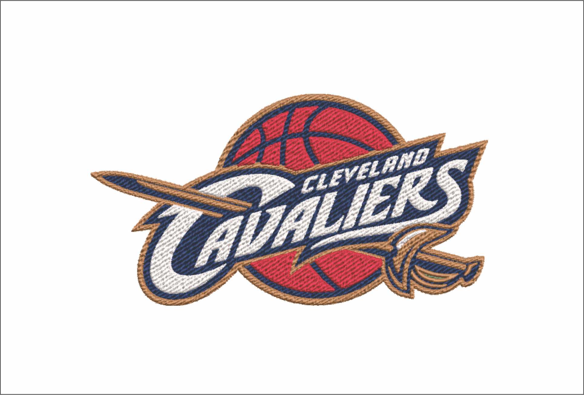 Cleveland Cavaliers 2003 NBA Logo  embroidery design - Rocket Mortgage Field House Arena- embroidery  machine pattern embroidery file - instant download