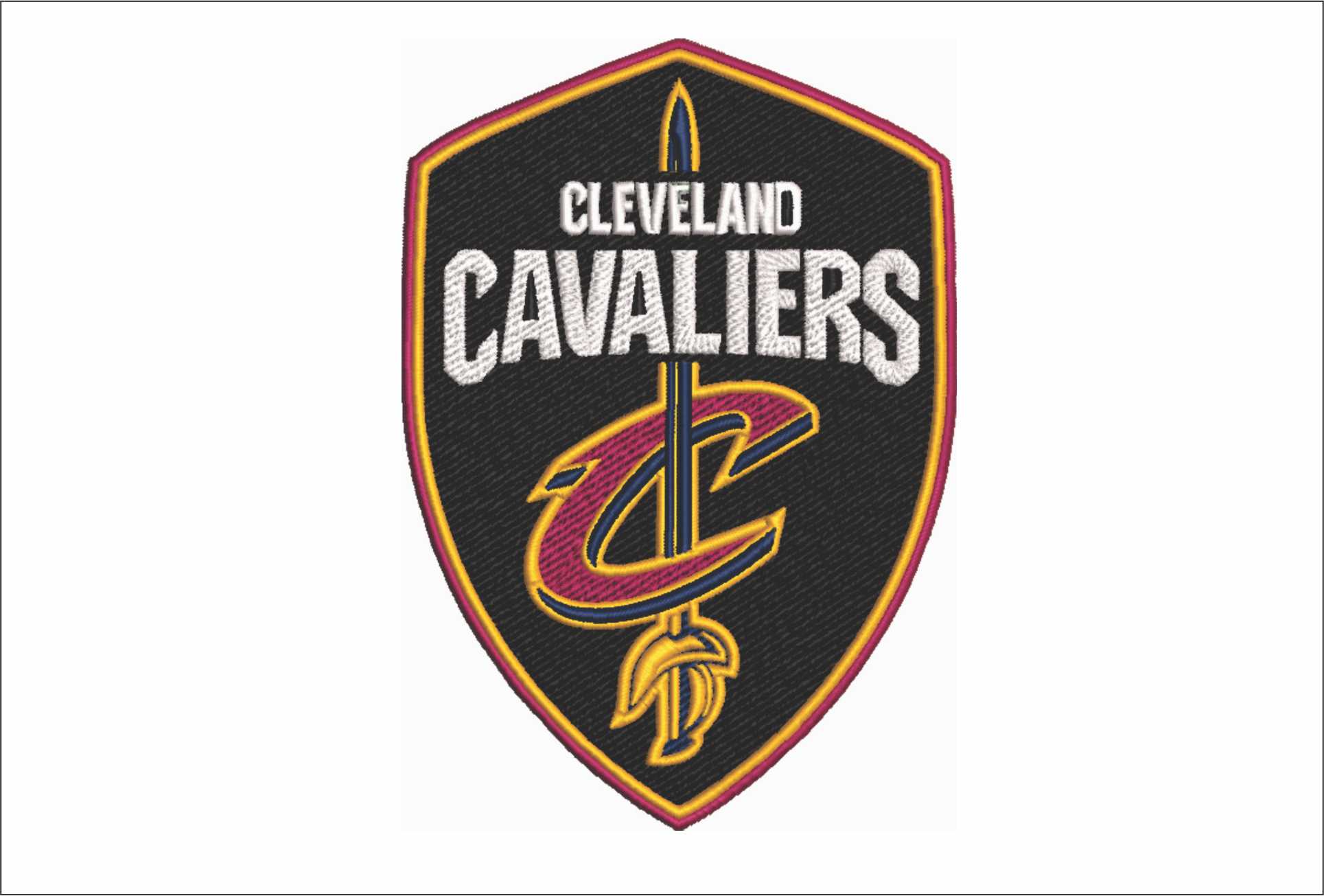 Cleveland Cavaliers 2017 NBA Logo  embroidery design - Rocket Mortgage Field House Arena- embroidery  machine pattern embroidery file - instant download