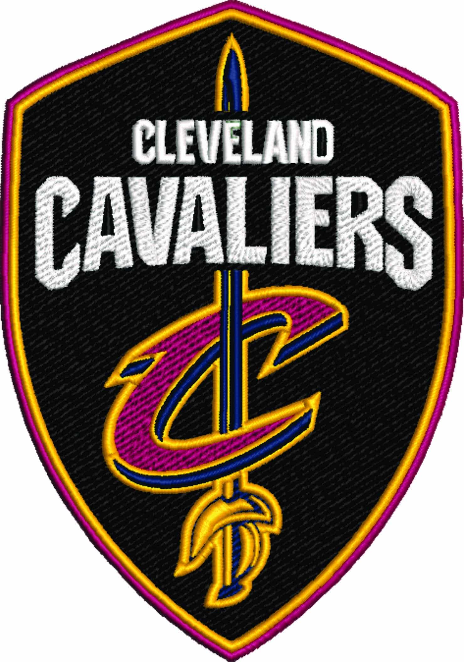 Cleveland Cavaliers 2017 NBA Logo  embroidery design - Rocket Mortgage Field House Arena- embroidery  machine pattern embroidery file - instant download — view 2