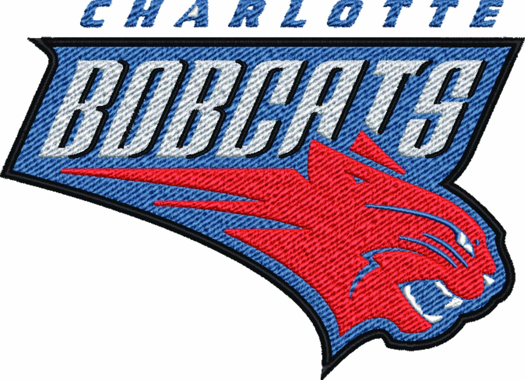 Charlotte Bobcats Press NBA Logo  embroidery design - Spectrum Center Arena- embroidery  machine pattern embroidery file - instant download — view 2