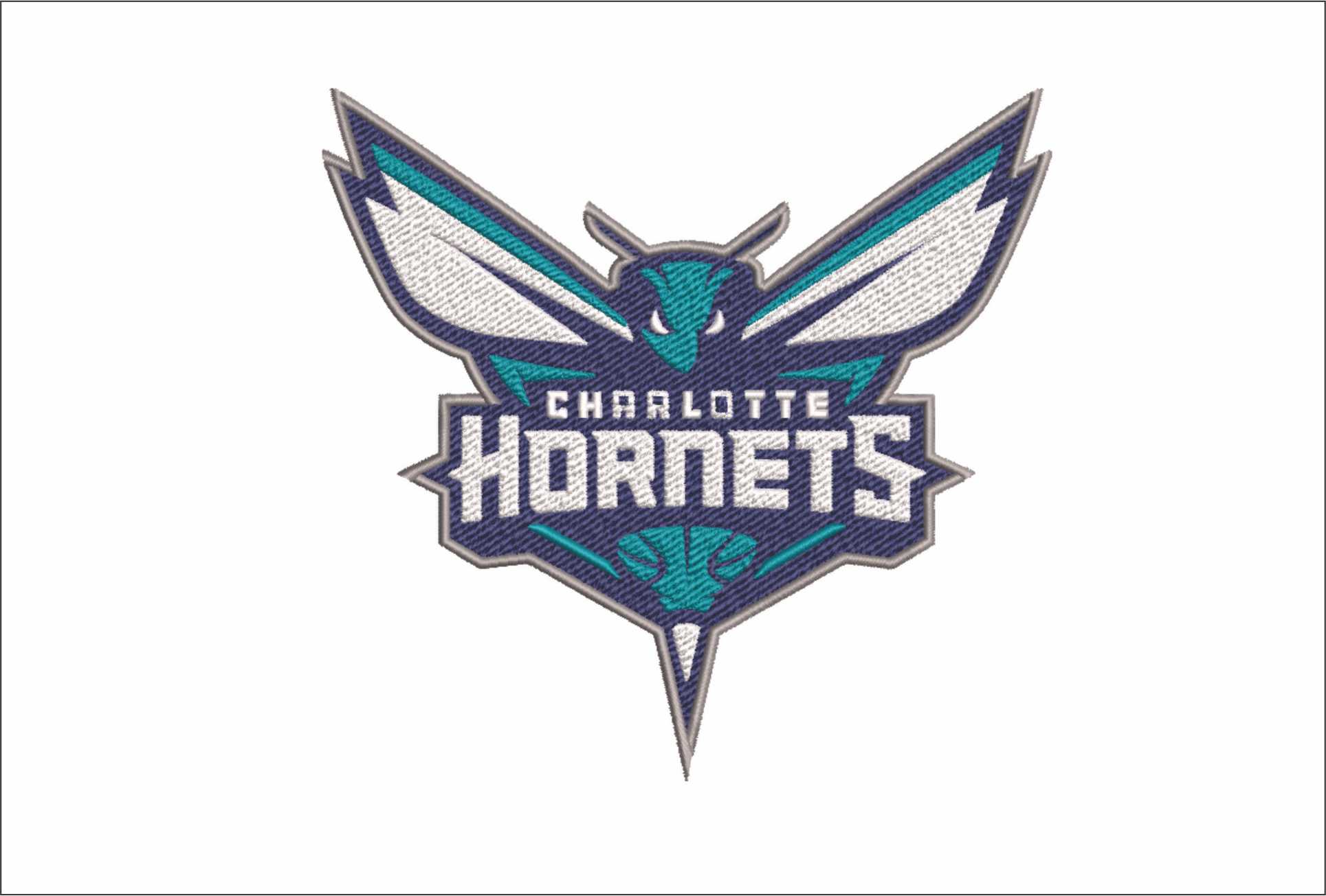Charlotte Hornets  NBA Logo  embroidery design - Spectrum Center Arena- embroidery  machine pattern embroidery file - instant download