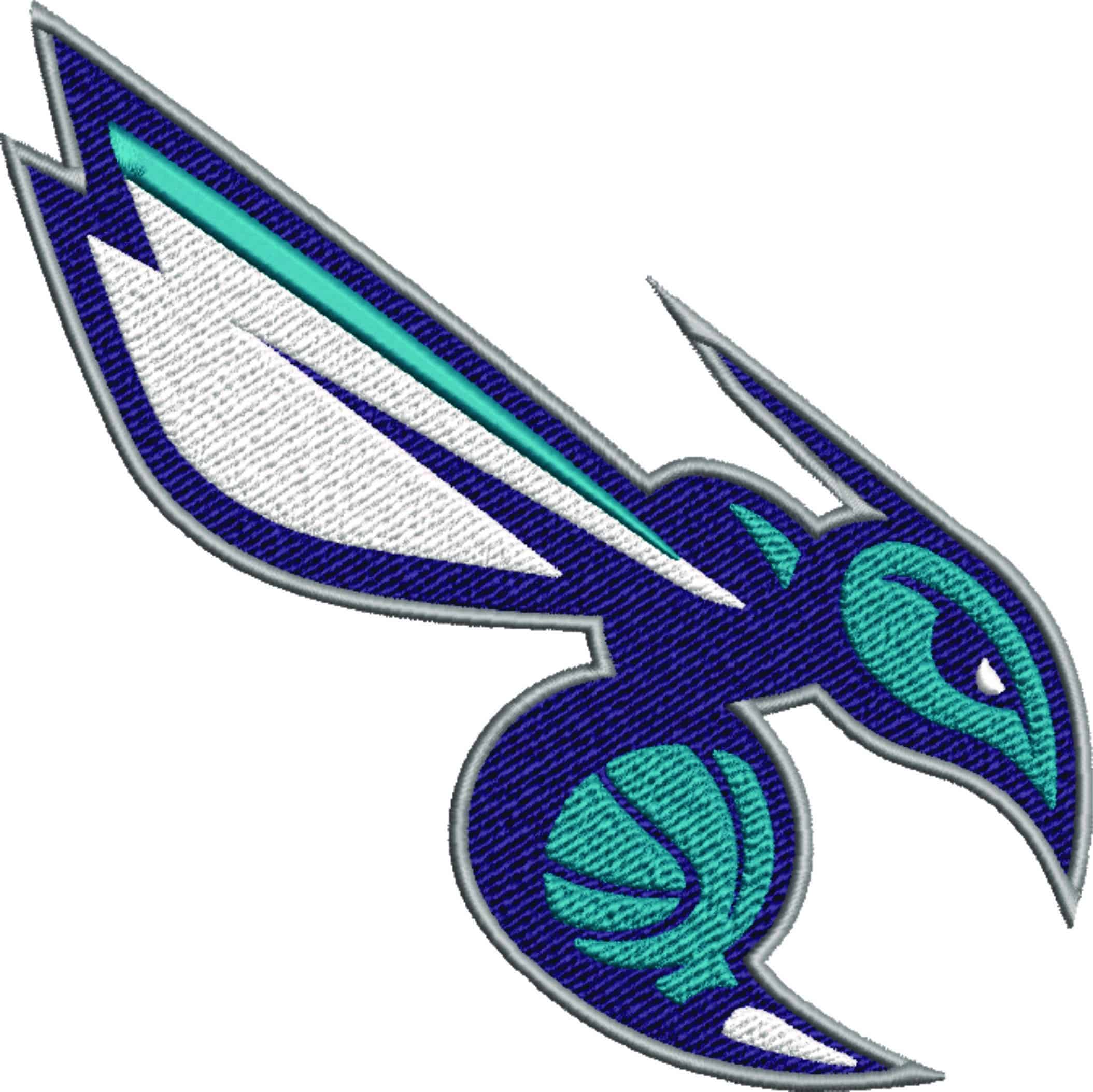 Charlotte Hornets 2015 NBA Logo  embroidery design - Spectrum Center Arena- embroidery  machine pattern embroidery file - instant download — view 2