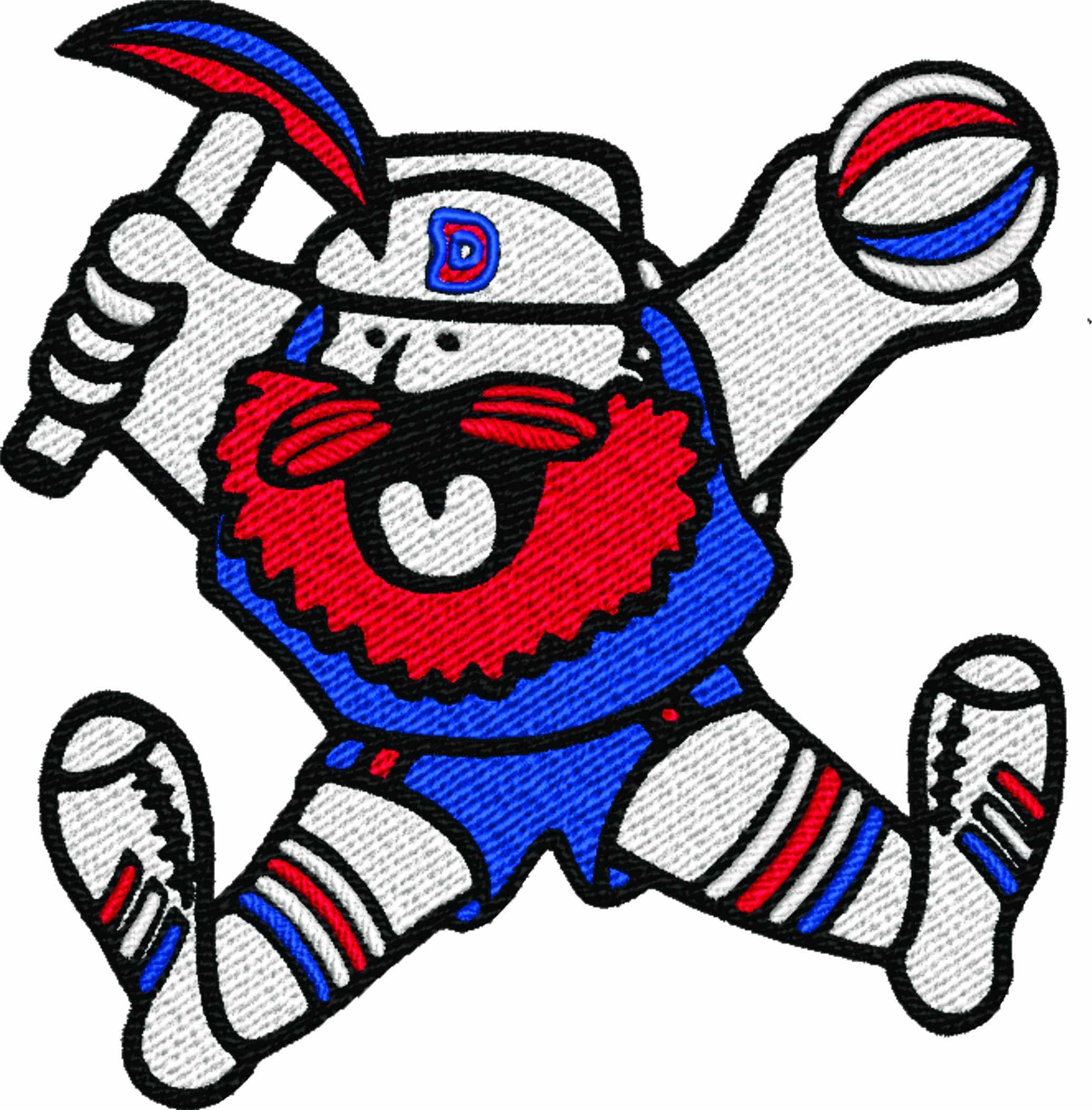 Denver Nuggets 1976 NBA Logo  embroidery design - Ball  Arena- embroidery  machine pattern embroidery file - instant download — view 2