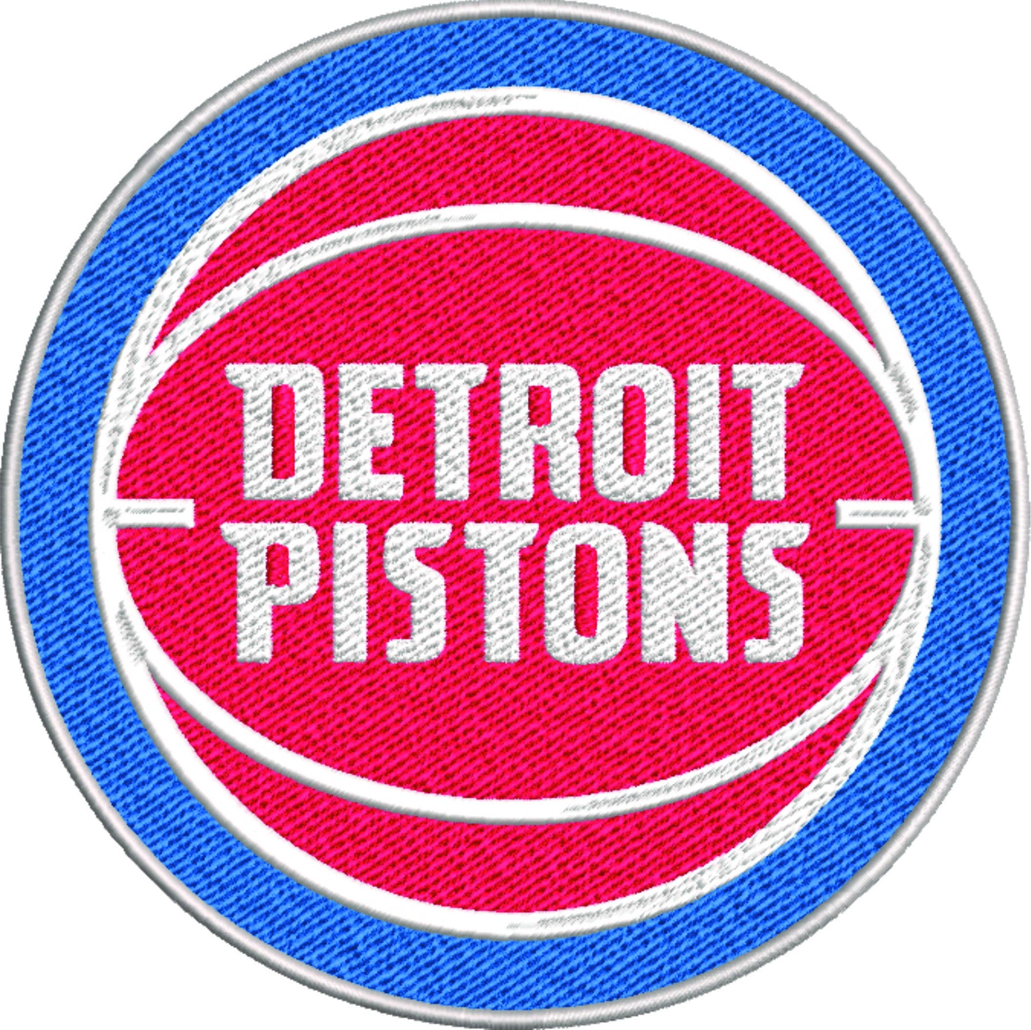 Detroit Pistons NBA Logo  embroidery design -Little Caesars Arena- embroidery  machine pattern embroidery file - instant download — view 2