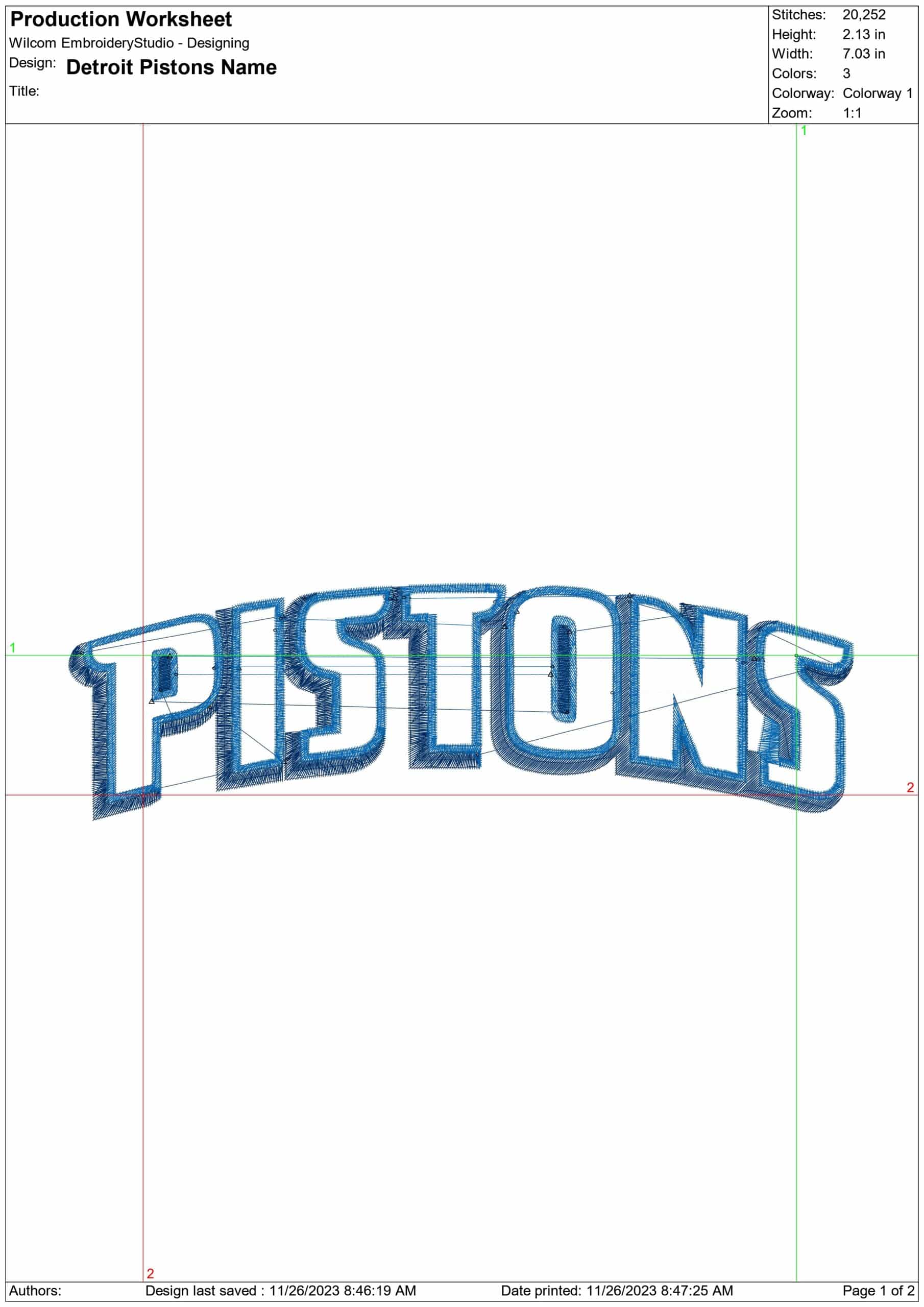 Font Detroit Pistons NBA Logo  embroidery design -Little Caesars Arena- embroidery  machine pattern embroidery file - instant download — view 3