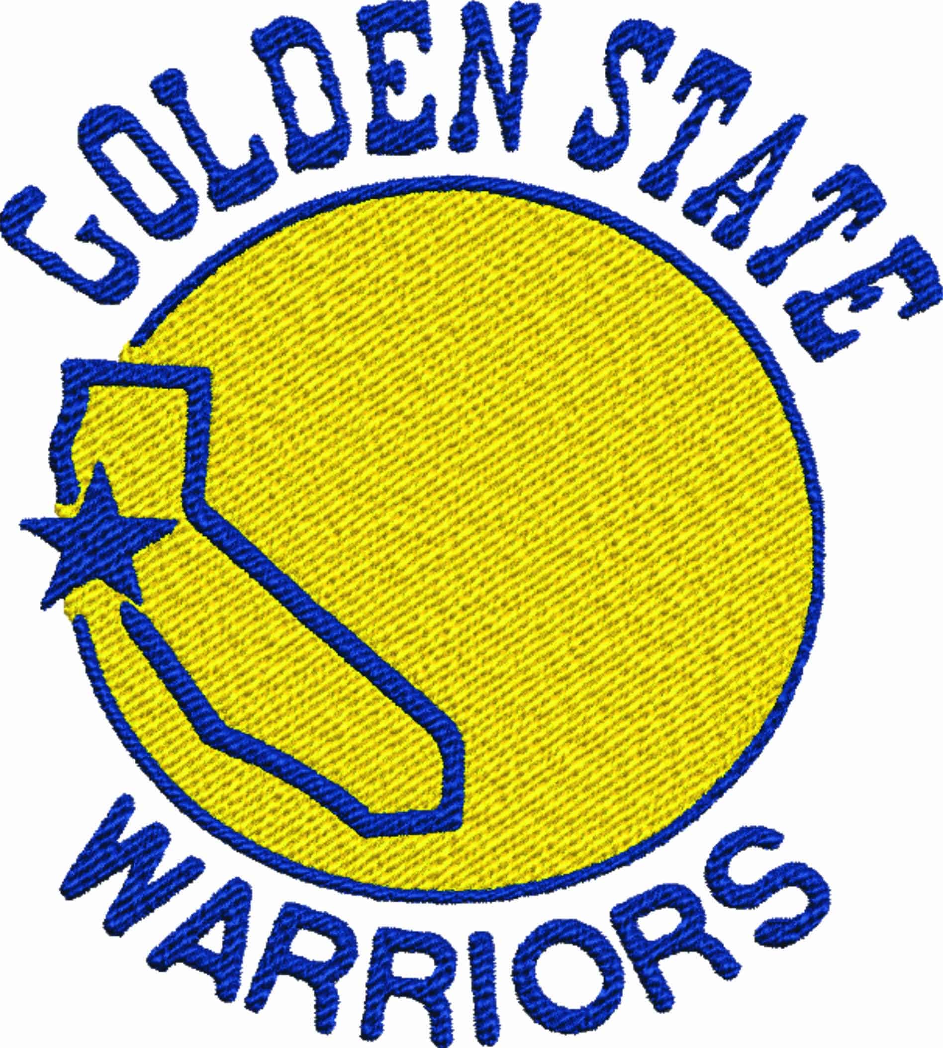 Golden State Warriors 1971 NBA Logo  embroidery design -Chase Center Arena- embroidery  machine pattern embroidery file - instant download — view 2