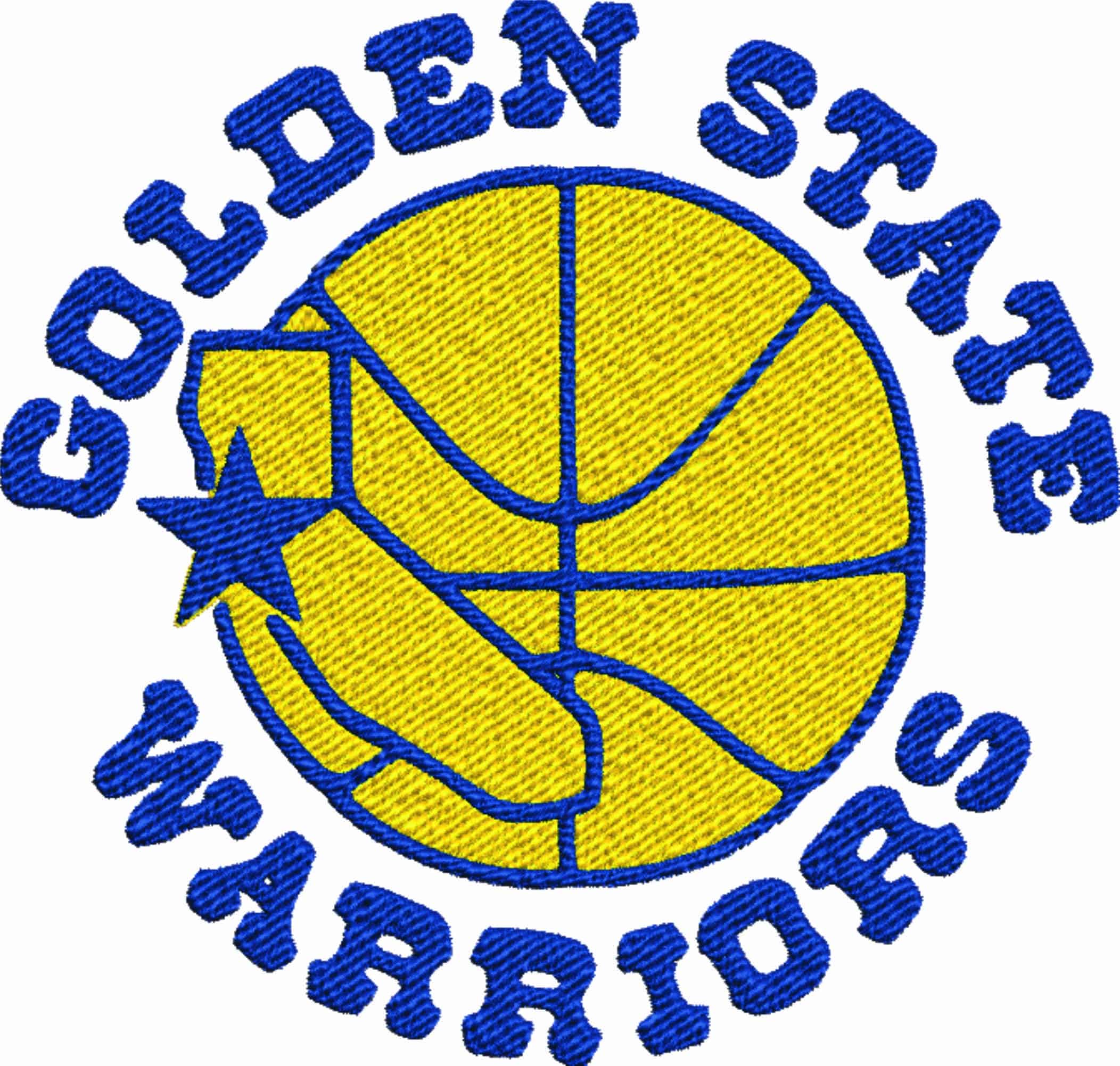 Golden State Warriors 1988 NBA Logo  embroidery design -Chase Center Arena- embroidery  machine pattern embroidery file - instant download — view 2