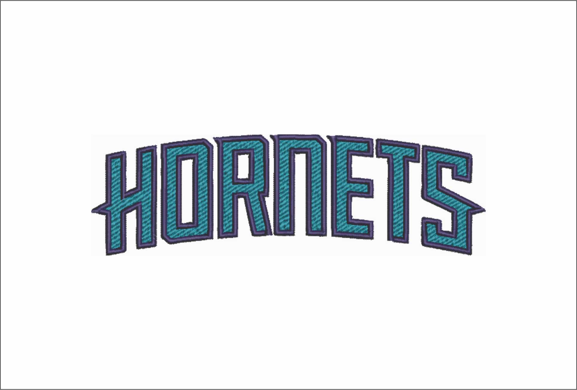 Hornets Fonts NBA Logo  embroidery design -Spectrum Center Arena- embroidery  machine pattern embroidery file - instant download