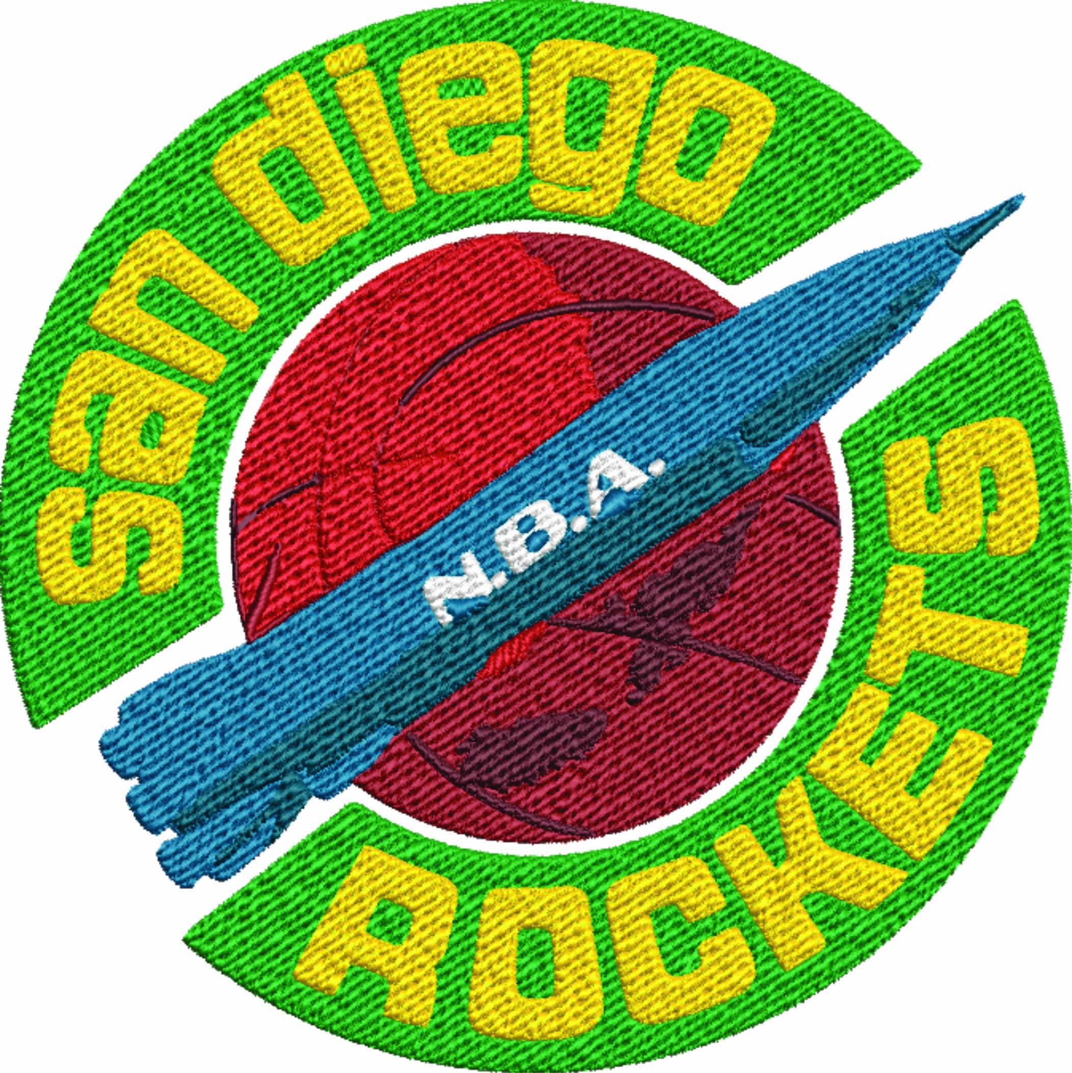 Houston Rockets 1967 NBA Logo  embroidery design -Toyota Center Arena- embroidery  machine pattern embroidery file - instant download — view 2