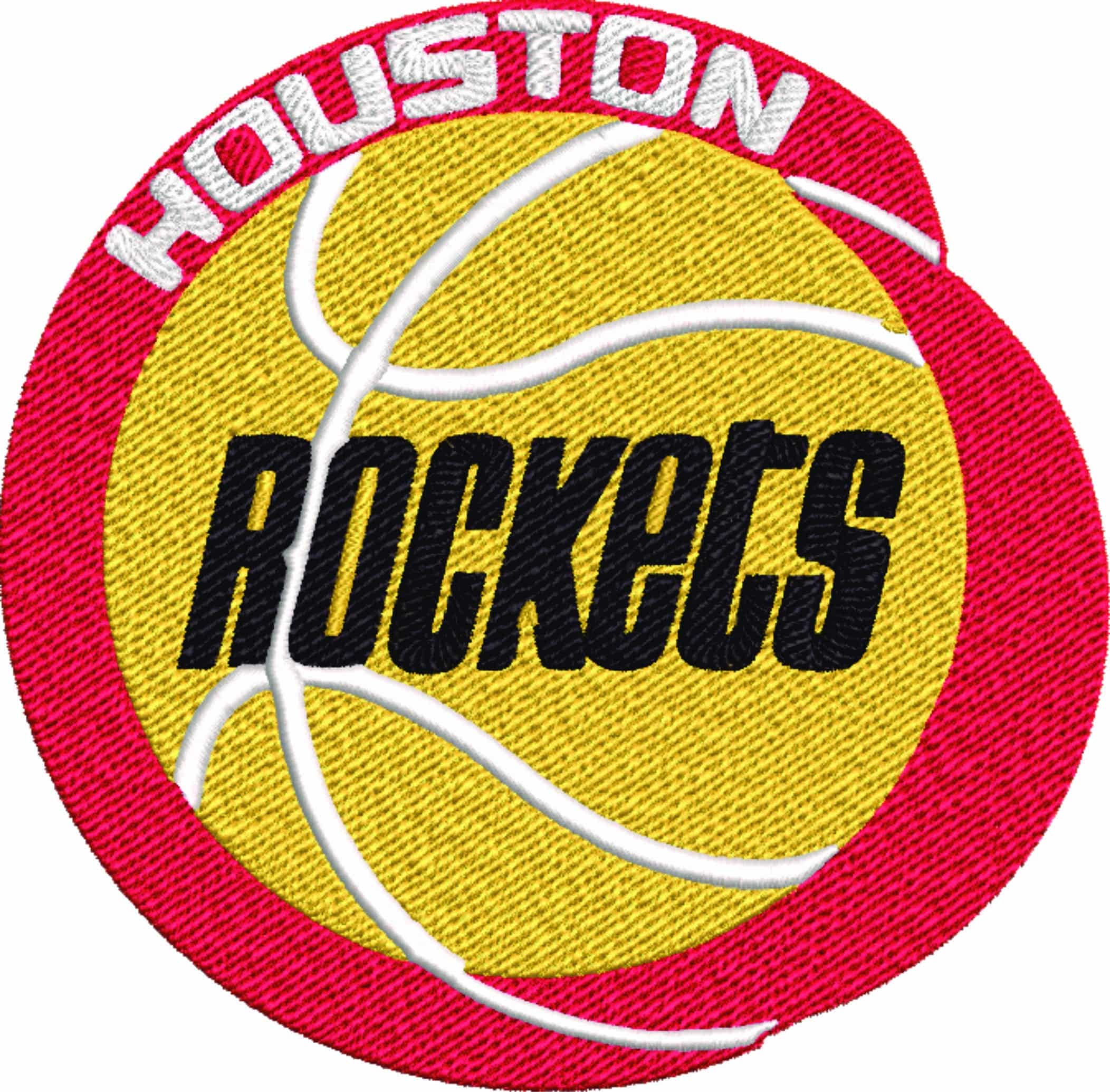 Houston Rockets 1972 NBA Logo  embroidery design -Toyota Center Arena- embroidery  machine pattern embroidery file - instant download — view 4