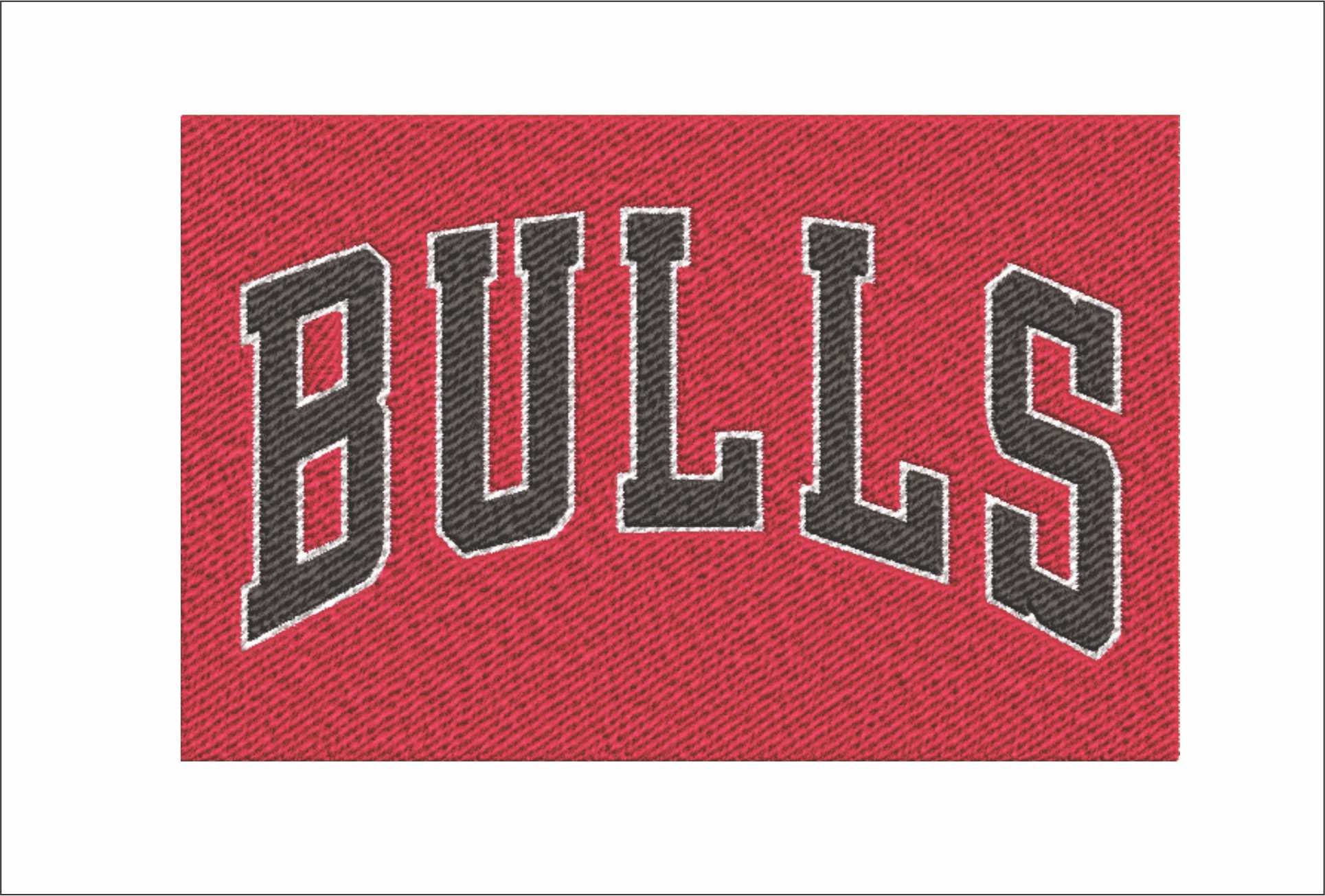 Chicago Bulls Jersey NBA Logo  embroidery design -United Center Arena- embroidery  machine pattern embroidery file - instant download