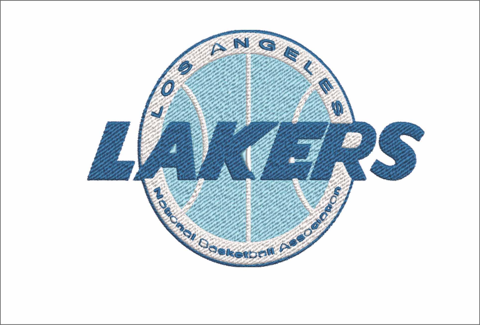 Los Angeles Lakers 1961 NBA Logo  embroidery design -Crypto.com Arena- embroidery  machine pattern embroidery file - instant download