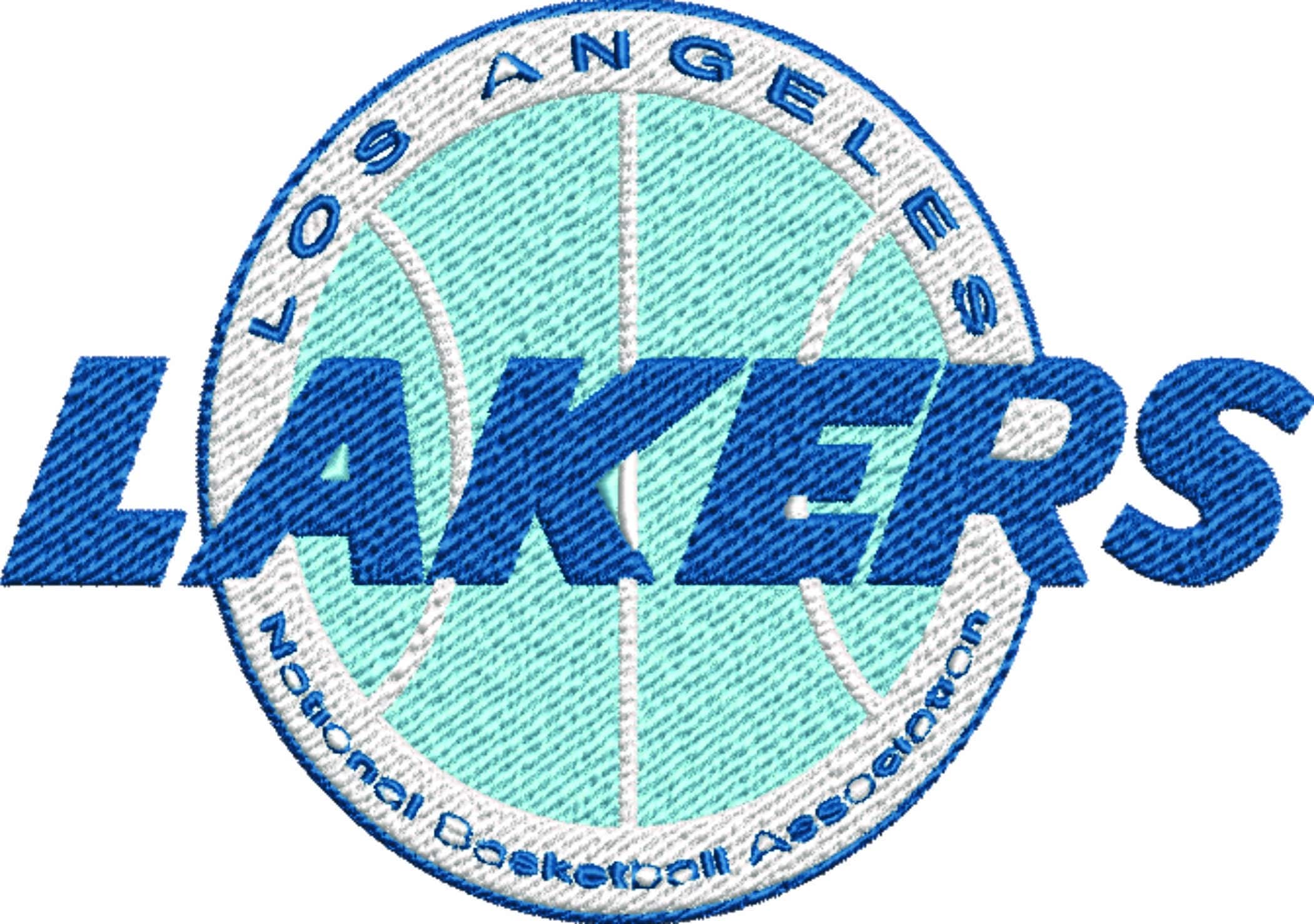 Los Angeles Lakers 1961 NBA Logo  embroidery design -Crypto.com Arena- embroidery  machine pattern embroidery file - instant download — view 2