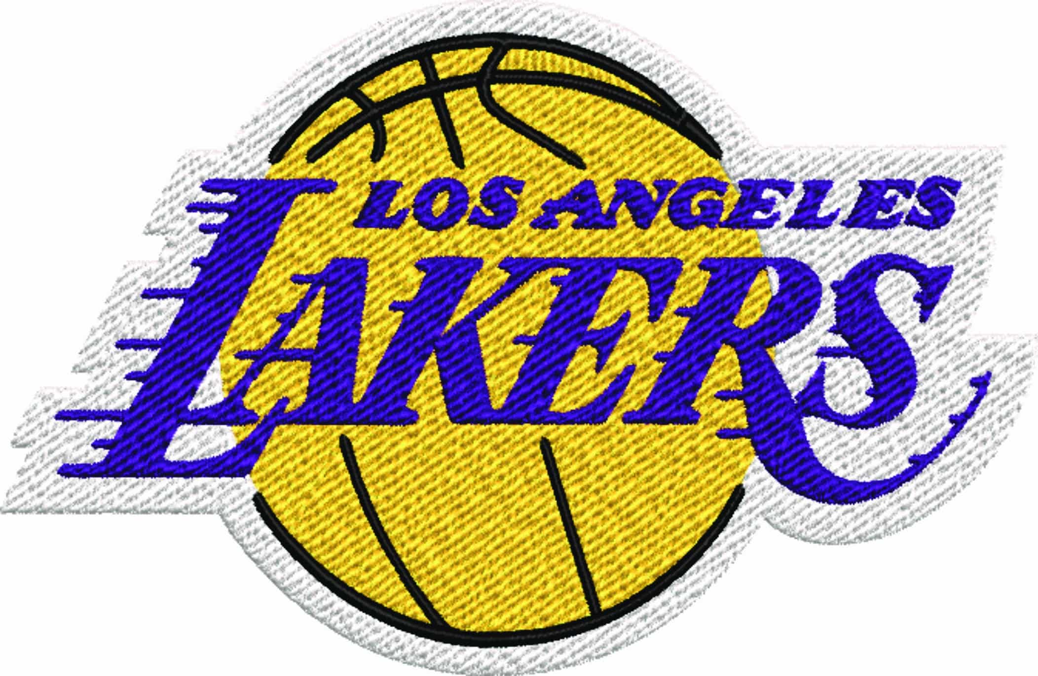 Los Angeles Lakers NBA Logo  embroidery design -Crypto.com Arena- embroidery  machine pattern embroidery file - instant download — view 2