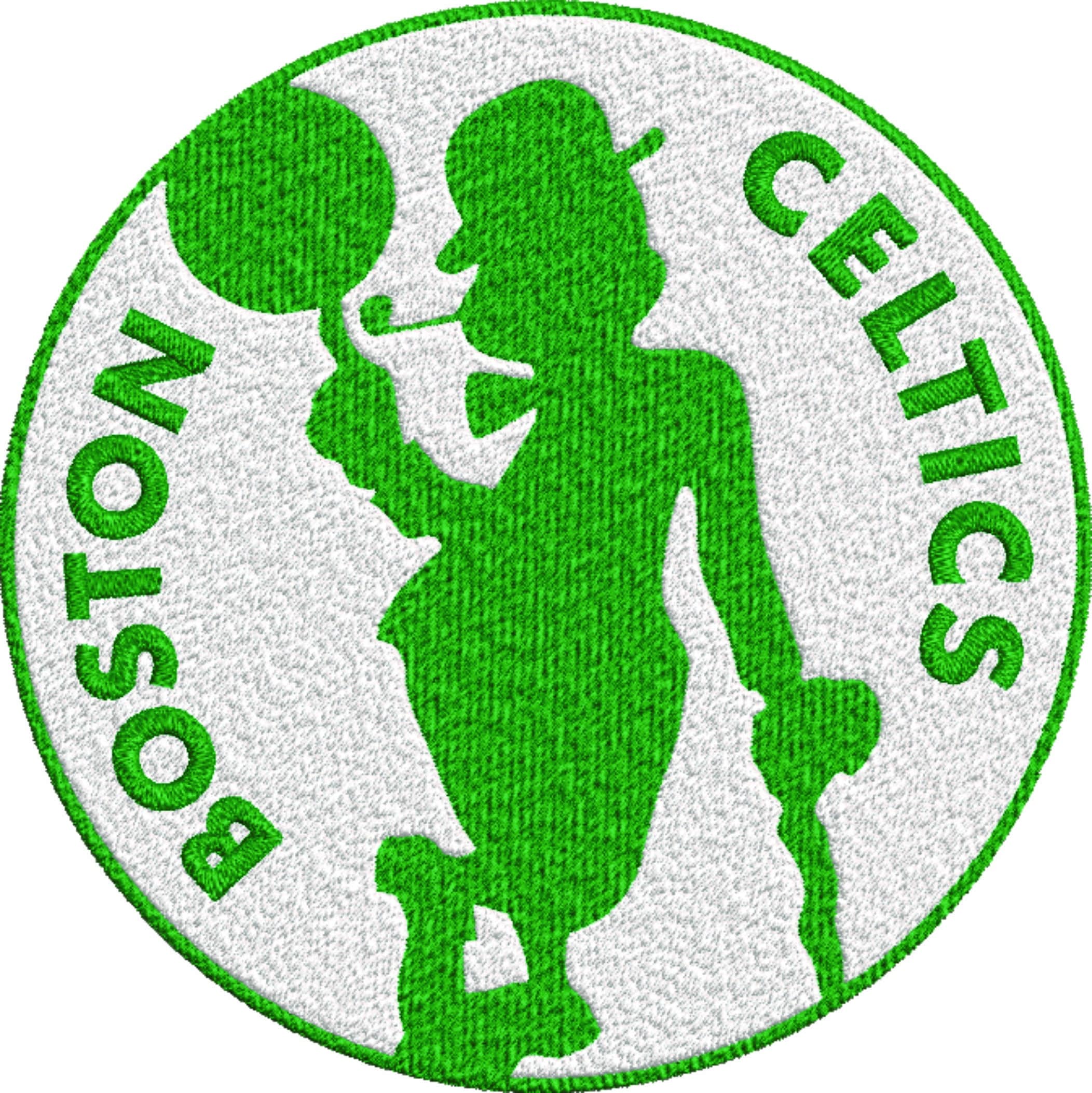 Boston Celtics Man with Writing NBA Logo  embroidery design -TD Garden Arena- embroidery  machine pattern embroidery file - instant download — view 4