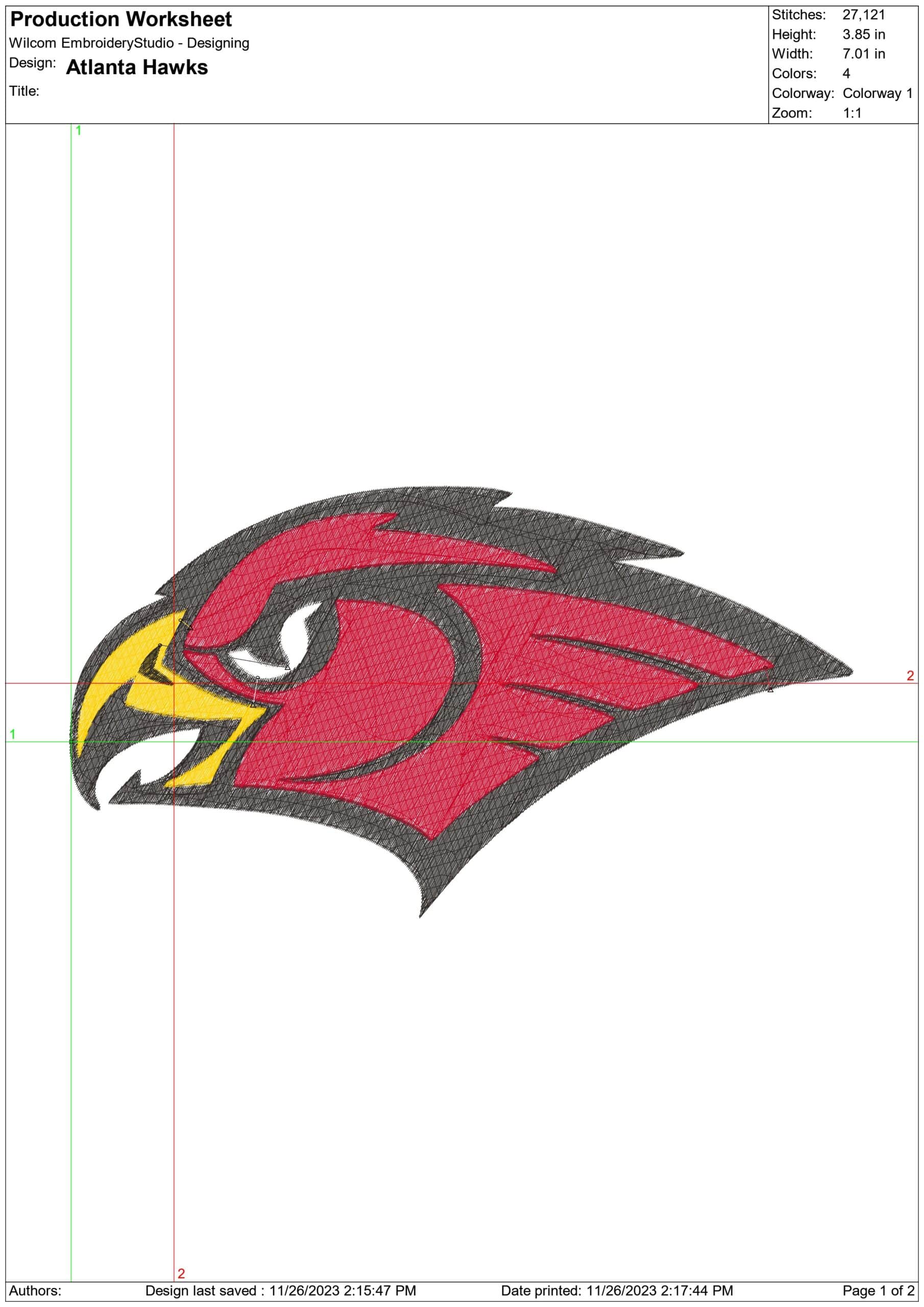 Atlanta Hawks NBA Logo  embroidery design -State Farm Arena- embroidery  machine pattern embroidery file - instant download — view 3