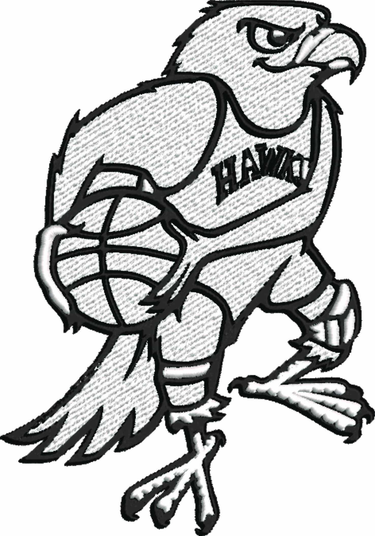 Atlanta Hawks  NBA Logo  embroidery design -State Farm Arena- embroidery  machine pattern embroidery file - instant download — view 2