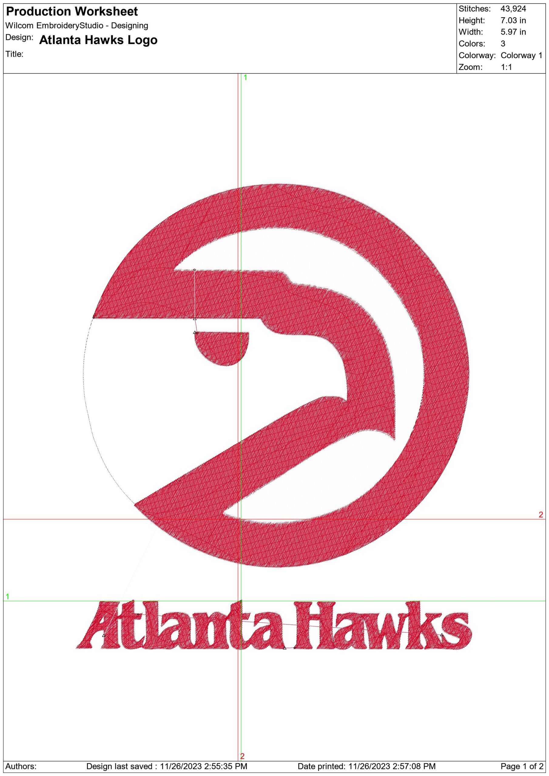 Atlanta Hawks  NBA Logo  embroidery design -State Farm Arena- embroidery  machine pattern embroidery file - instant download — view 3