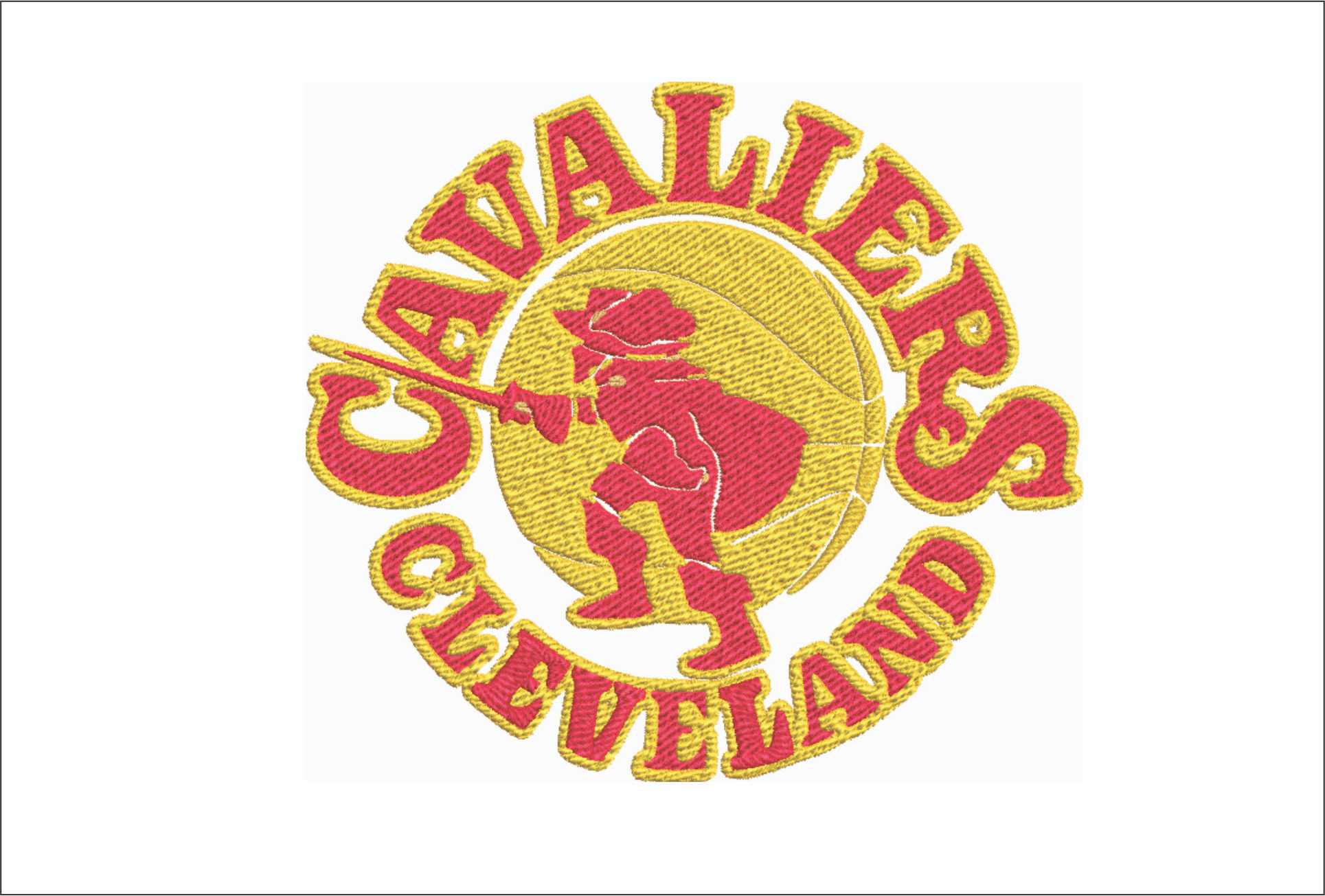 Cleveland Cavaliers  NBA Logo  embroidery design -Rocket Mortgage Fieldhouse Arena- embroidery  machine pattern embroidery file - instant download