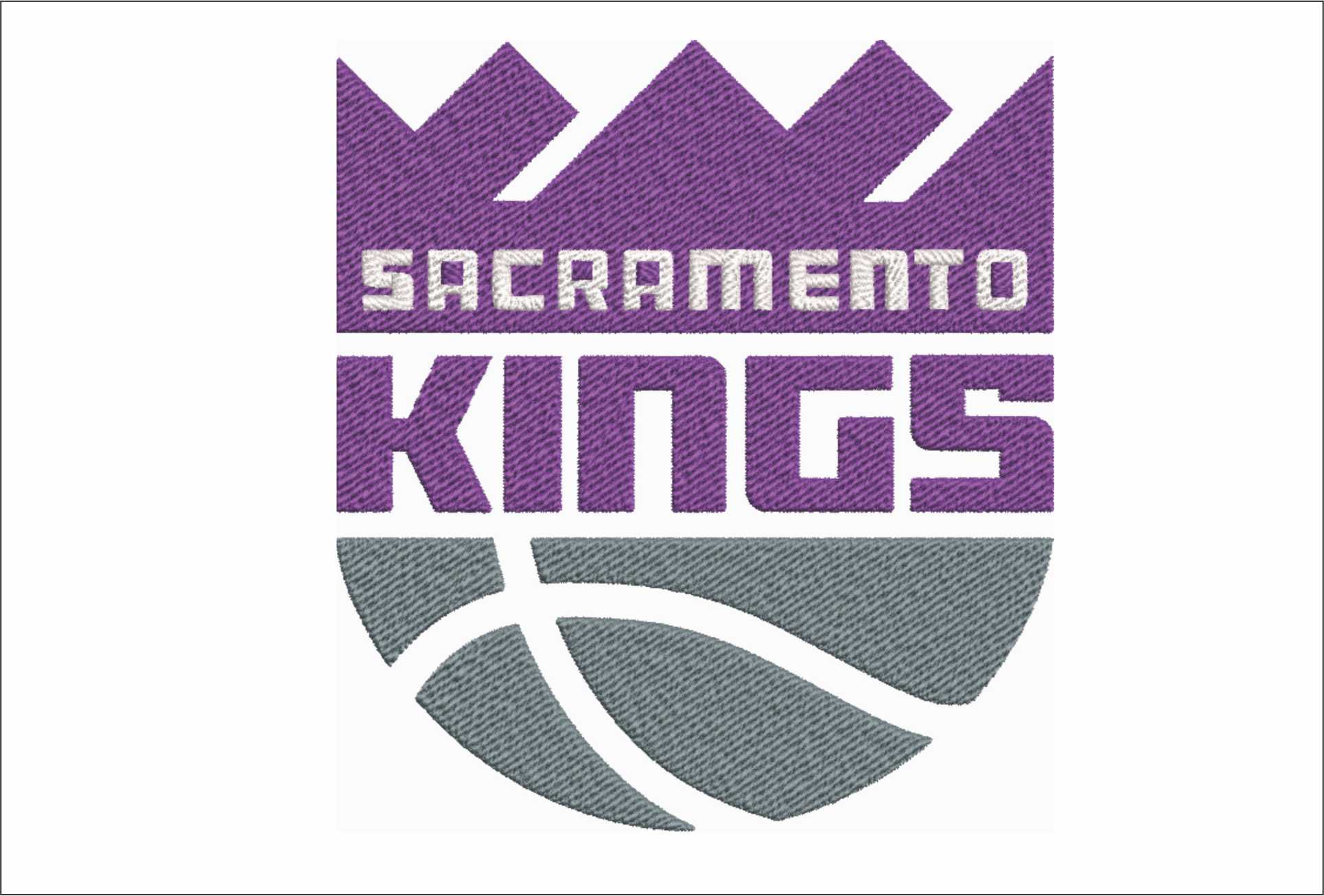 Sacramento Kings  NBA Logo  embroidery design -Golden 1 Center Arena- embroidery  machine pattern embroidery file - instant download