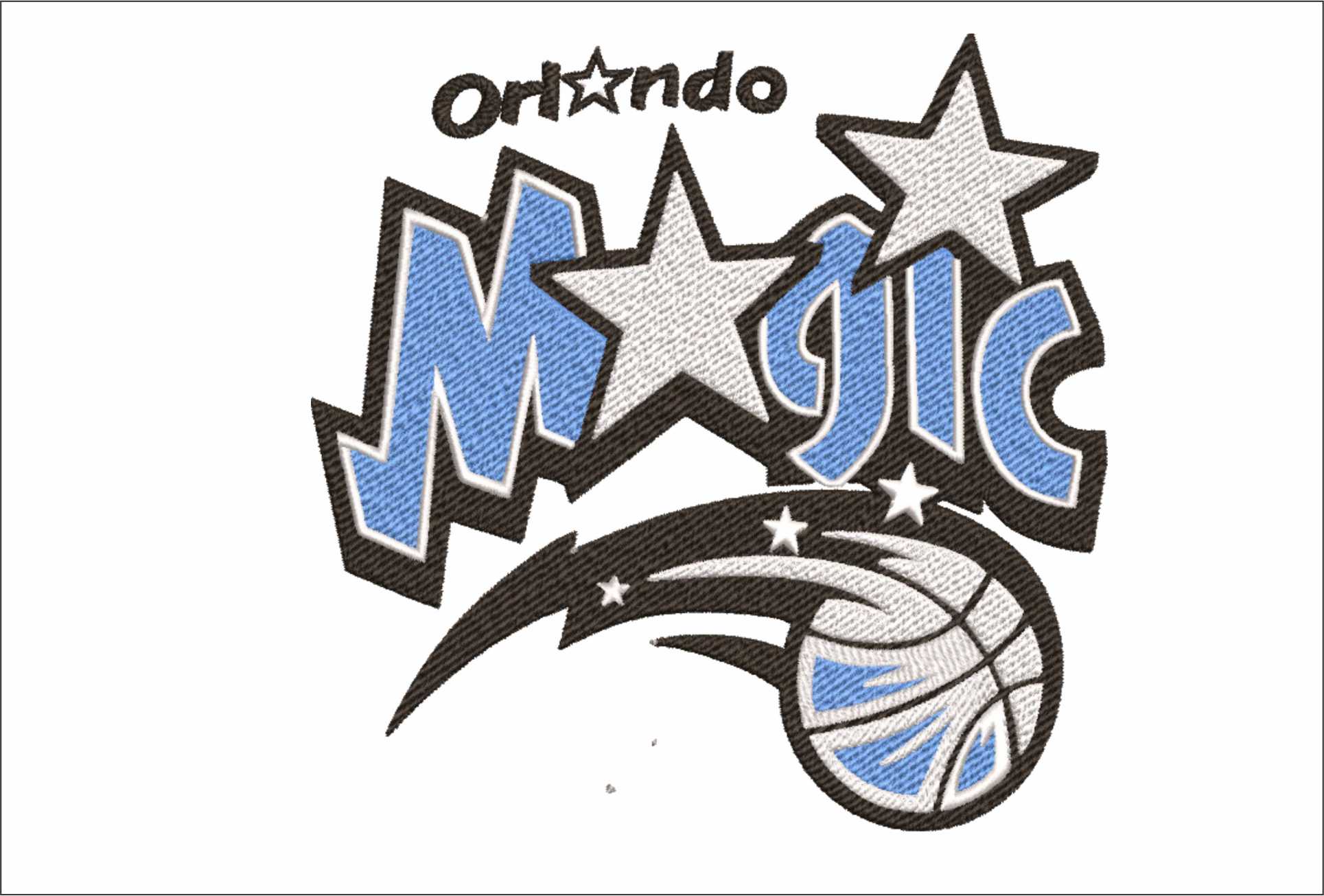 Orlando Magic NBA Logo  embroidery design -Kia Center Arena- embroidery  machine pattern embroidery file - instant download