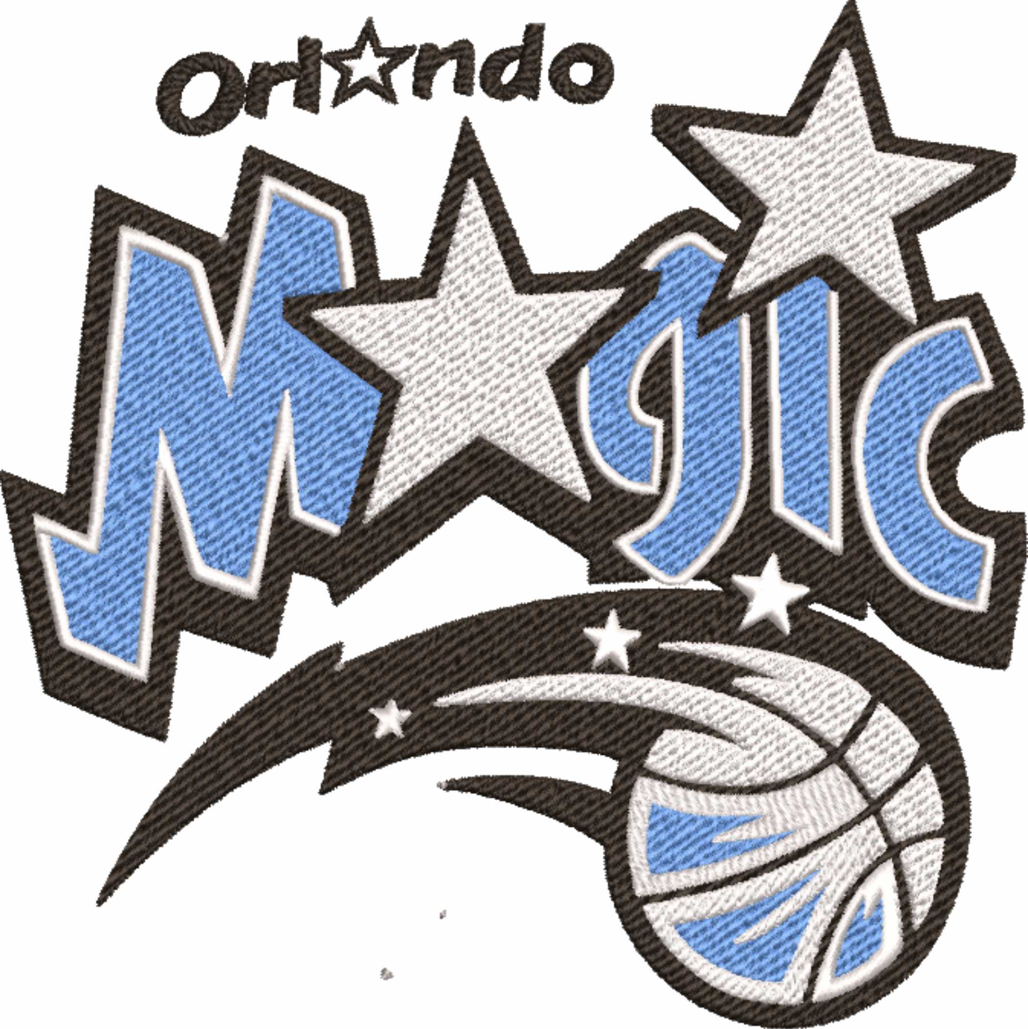 Orlando Magic NBA Logo  embroidery design -Kia Center Arena- embroidery  machine pattern embroidery file - instant download — view 2