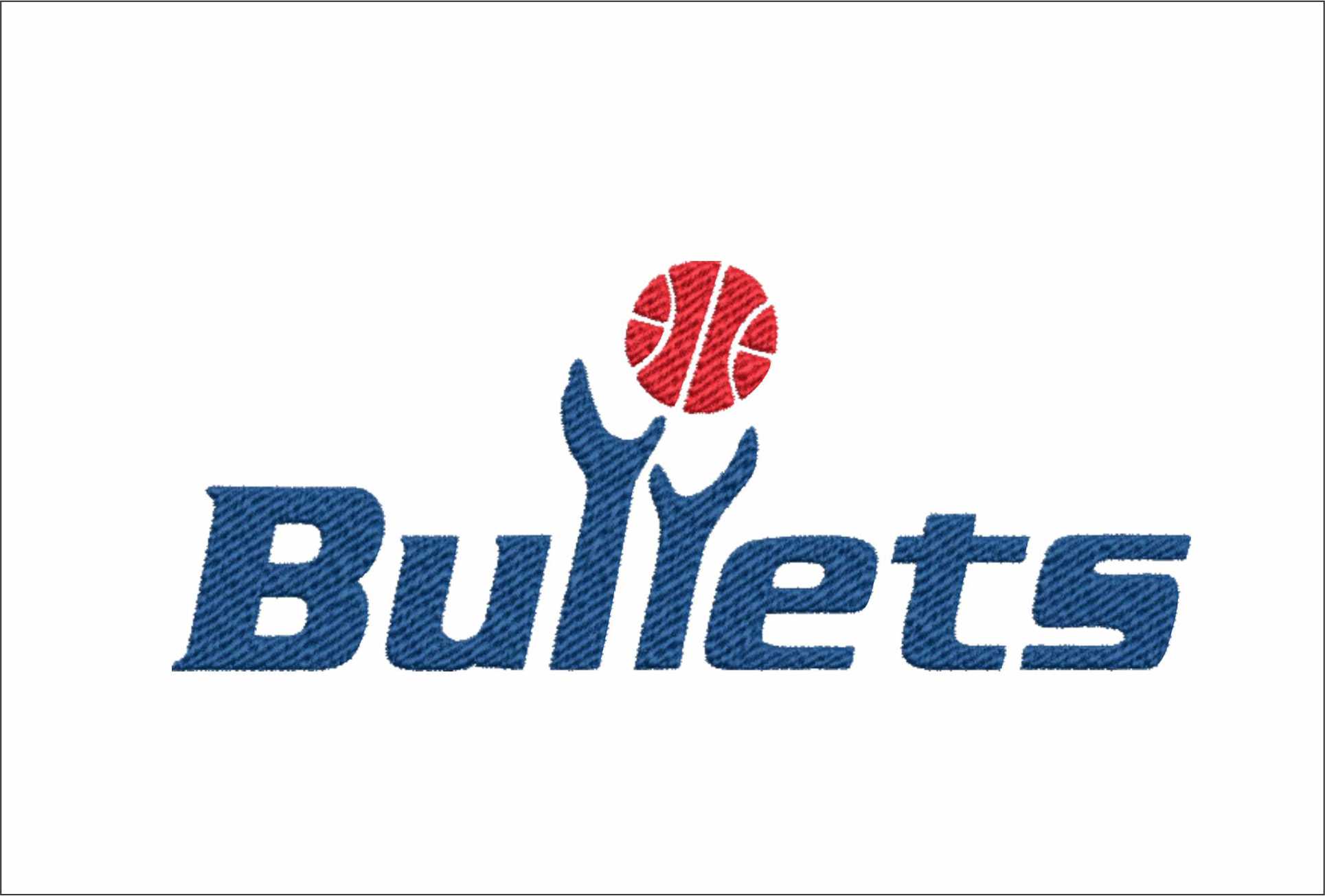Baltimore Bullets NBA Logo  embroidery design -Baltimore Coliseum Arena- embroidery  machine pattern embroidery file - instant download