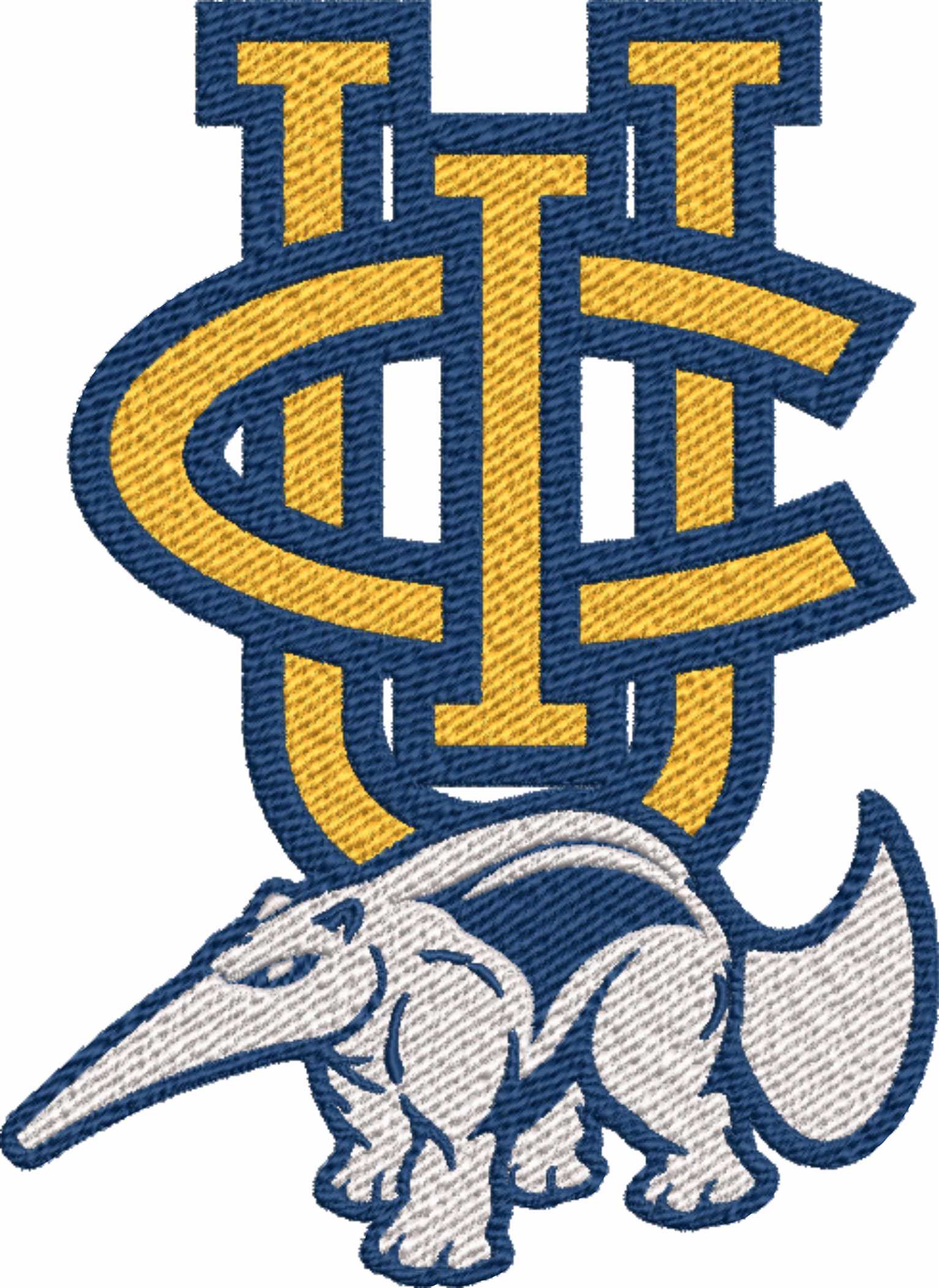 UC Irvine Anteaters 1998 NBA Logo  embroidery design -Bren Events Center Arena- embroidery  machine pattern embroidery file - instant download — view 3