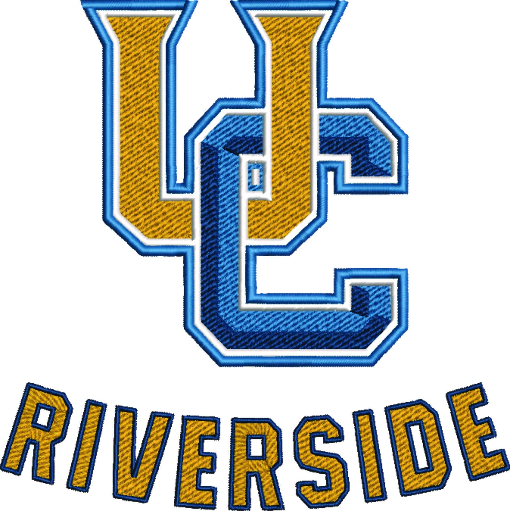 UC Riverside Highlanders NBA Logo  embroidery design -Student Recreation Center Arena- embroidery  machine pattern embroidery file - instant download — view 2