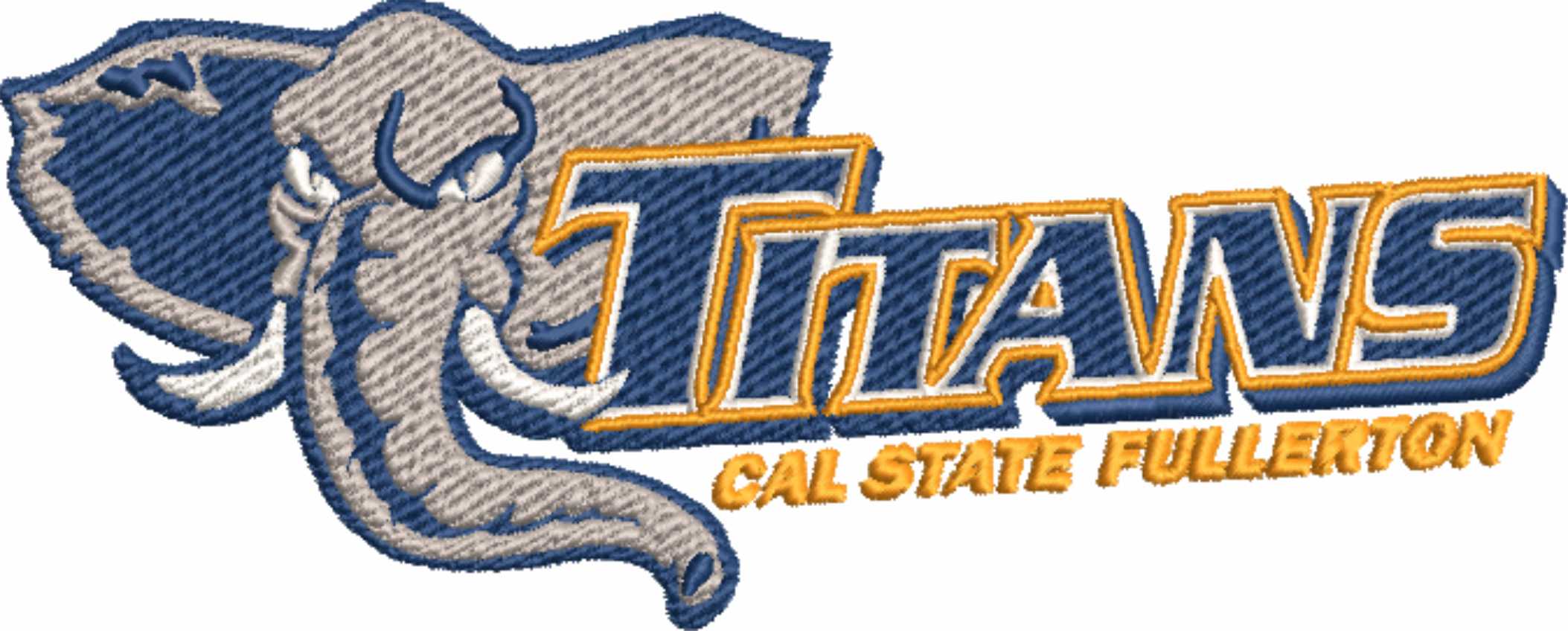 Cal State Fullerton Titans 2000 NBA Logo  embroidery design -Titan Gym Arena- embroidery  machine pattern embroidery file - instant download — view 2