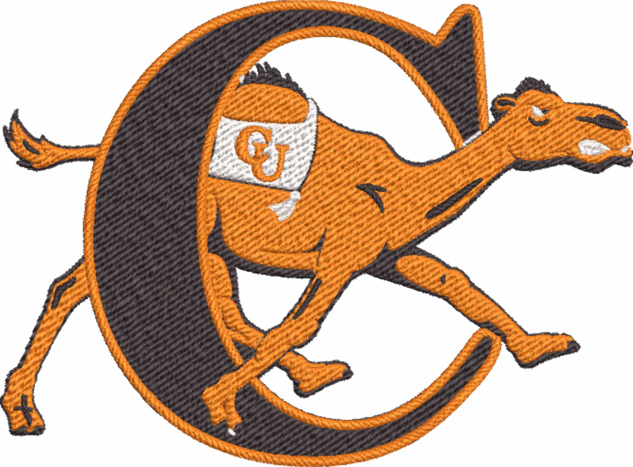 Campbell Fighting Camels NBA Logo  embroidery design -John W.Pope Jr. Convocation Center Arena- embroidery  machine pattern embroidery file - instant download — view 2