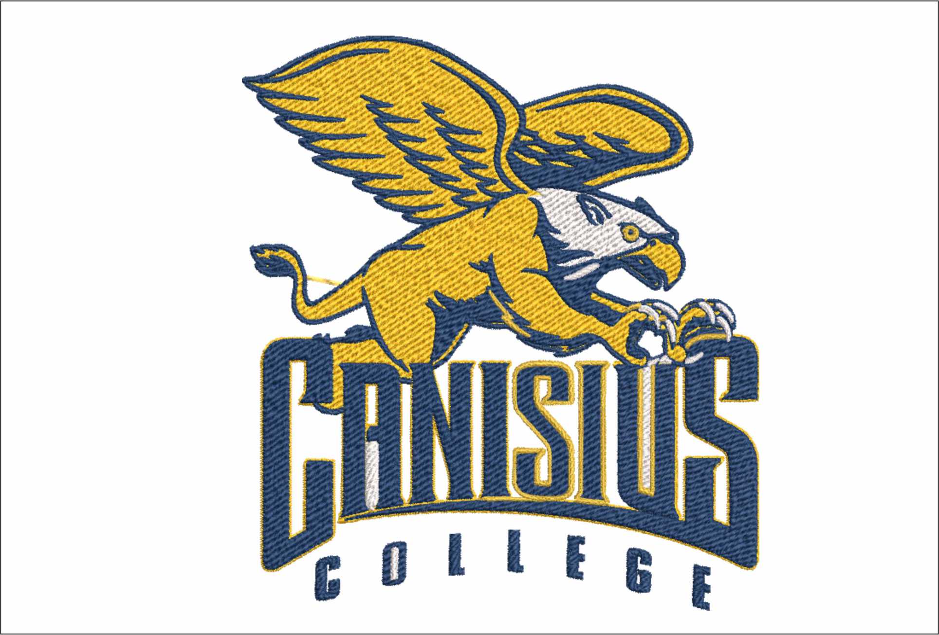 Canisius Golden Griffins NBA Logo  embroidery design -Koessler Athletic Center Arena- embroidery  machine pattern embroidery file - instant download
