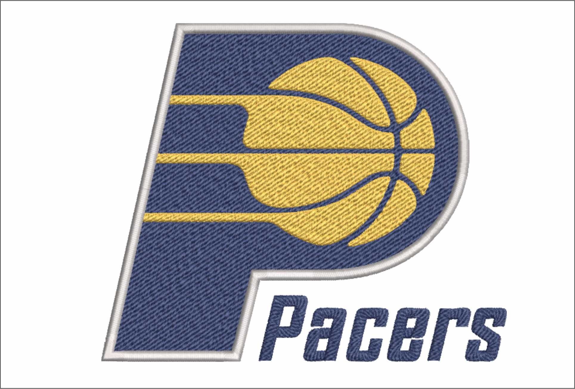 Indiana Pacers 2005 NBA Logo  embroidery design -Gainbridge Fieldhouse Arena- embroidery  machine pattern embroidery file - instant download