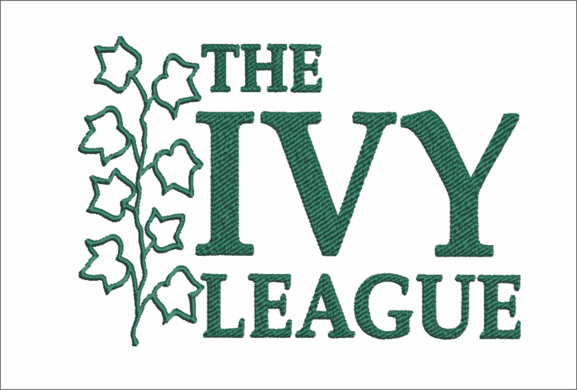 The Ivy League 2005 NBA Logo  embroidery design -Manhattan Stadium Arena- embroidery  machine pattern embroidery file - instant download